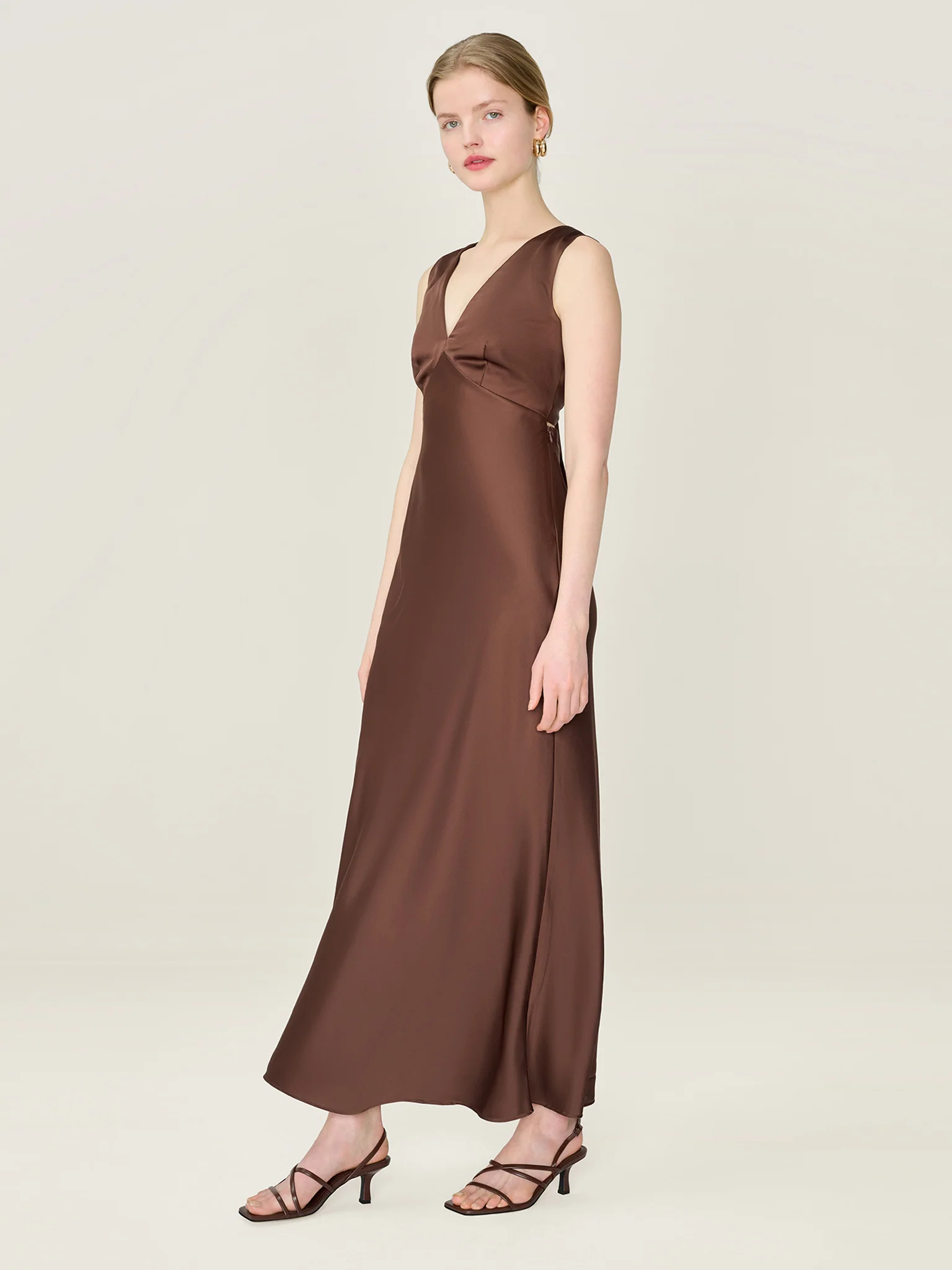 Nova Dress in Chocolate - Image 2