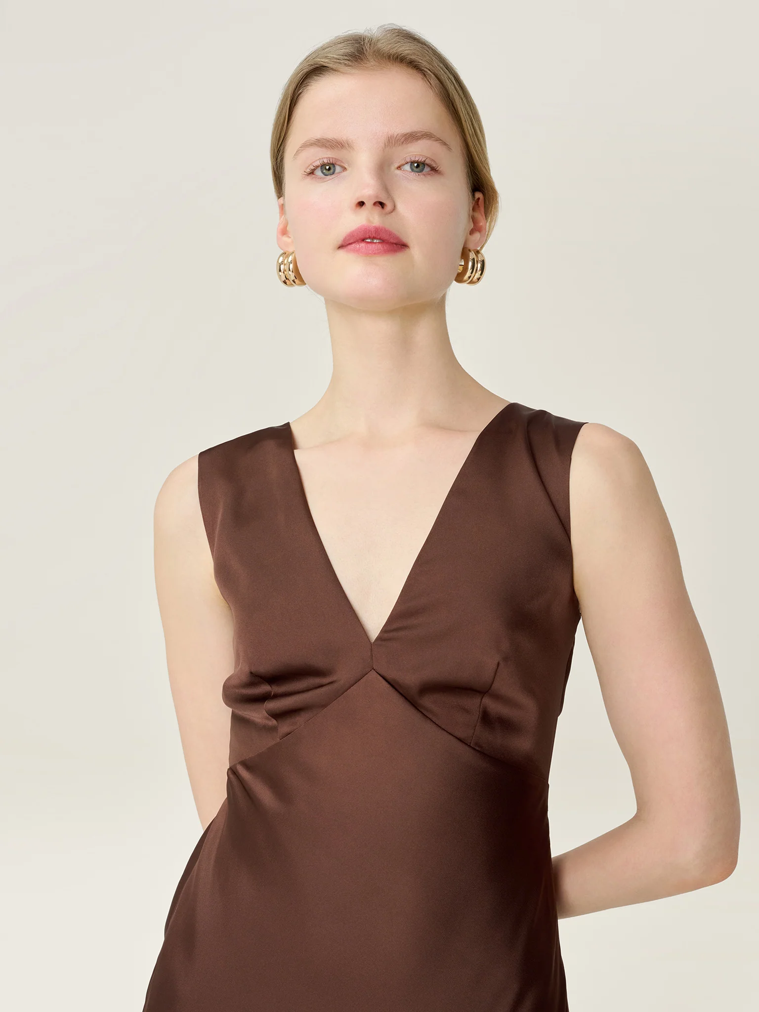 Nova Dress in Chocolate - Image 3