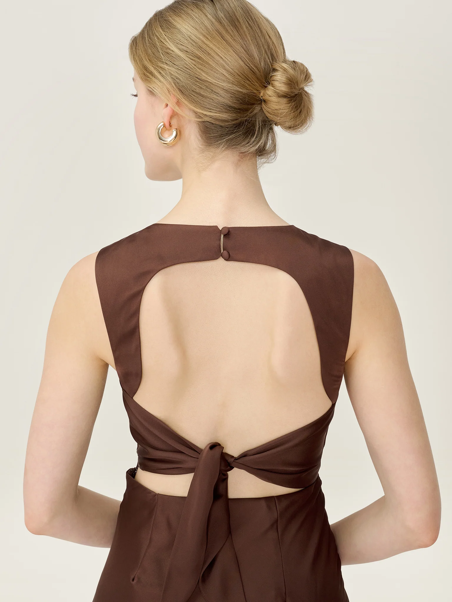 Nova Dress in Chocolate - Image 4