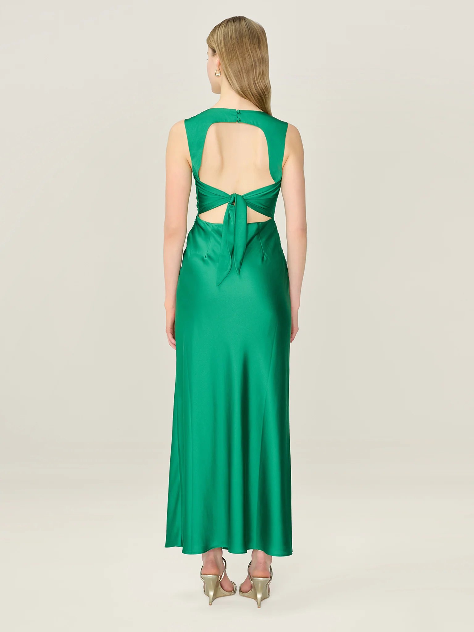 Nova Dress in Emerald Green - Image 6
