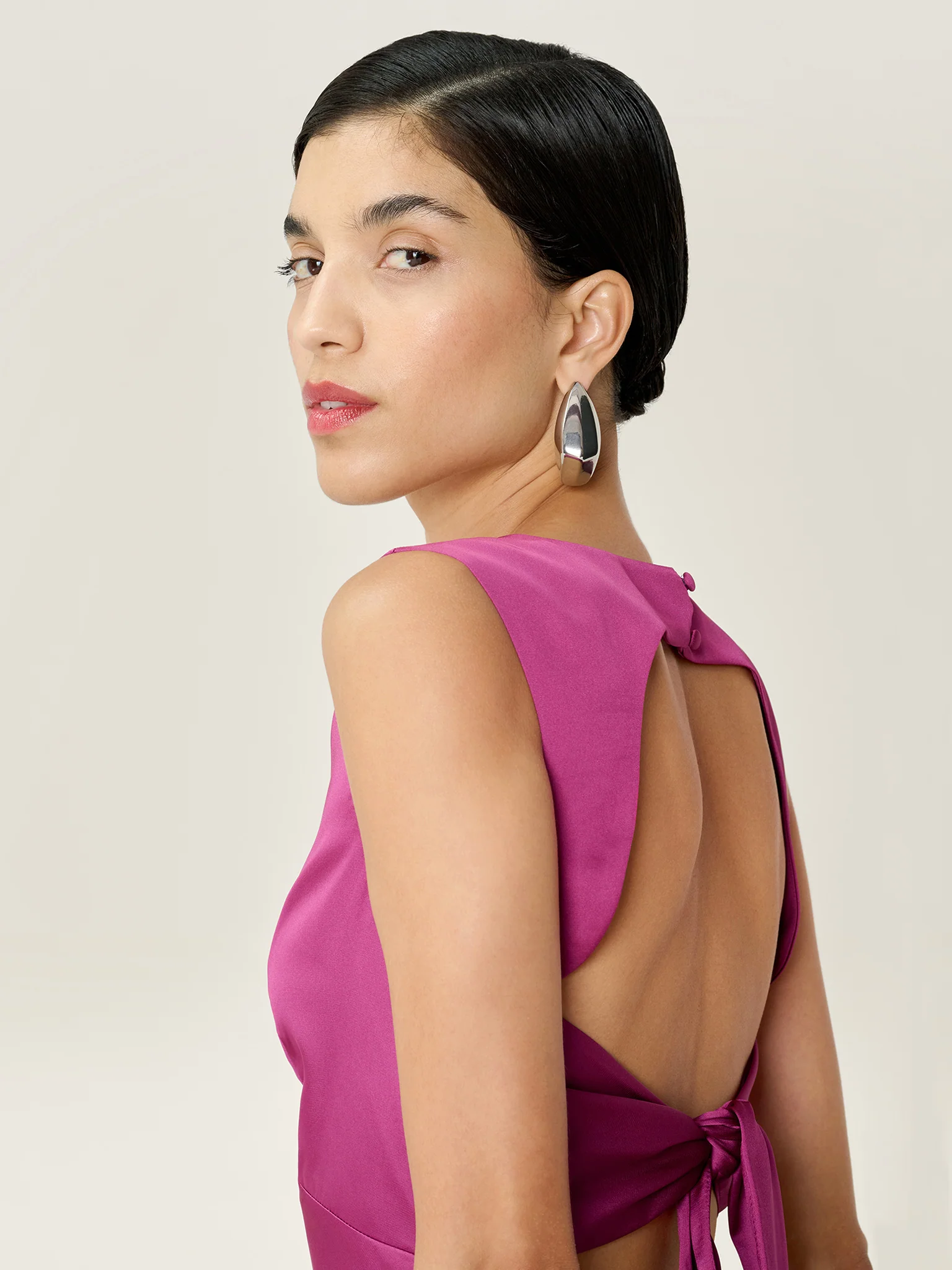 Nova Dress in Magenta - Image 3
