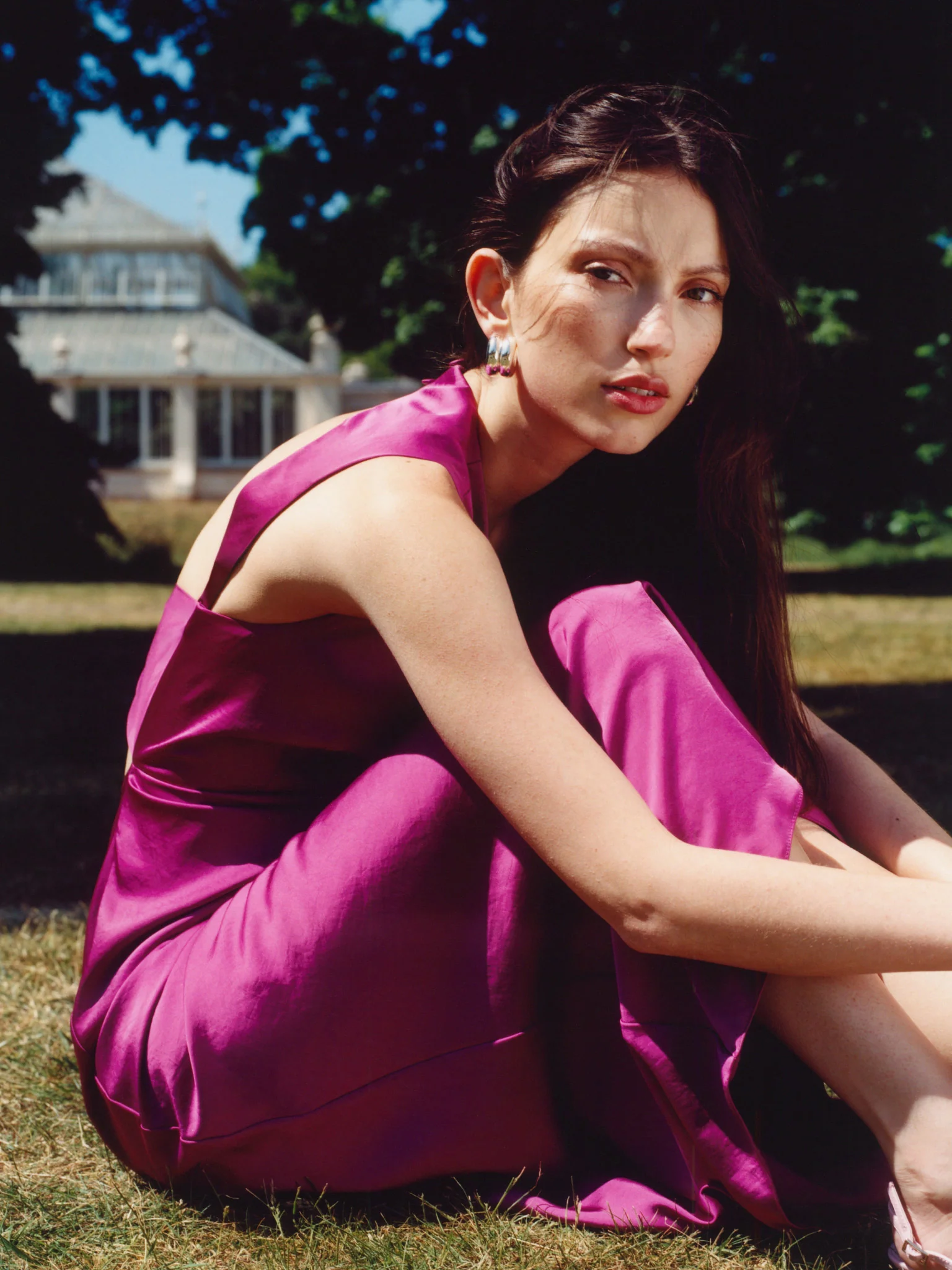 Nova Dress in Magenta - Image 2