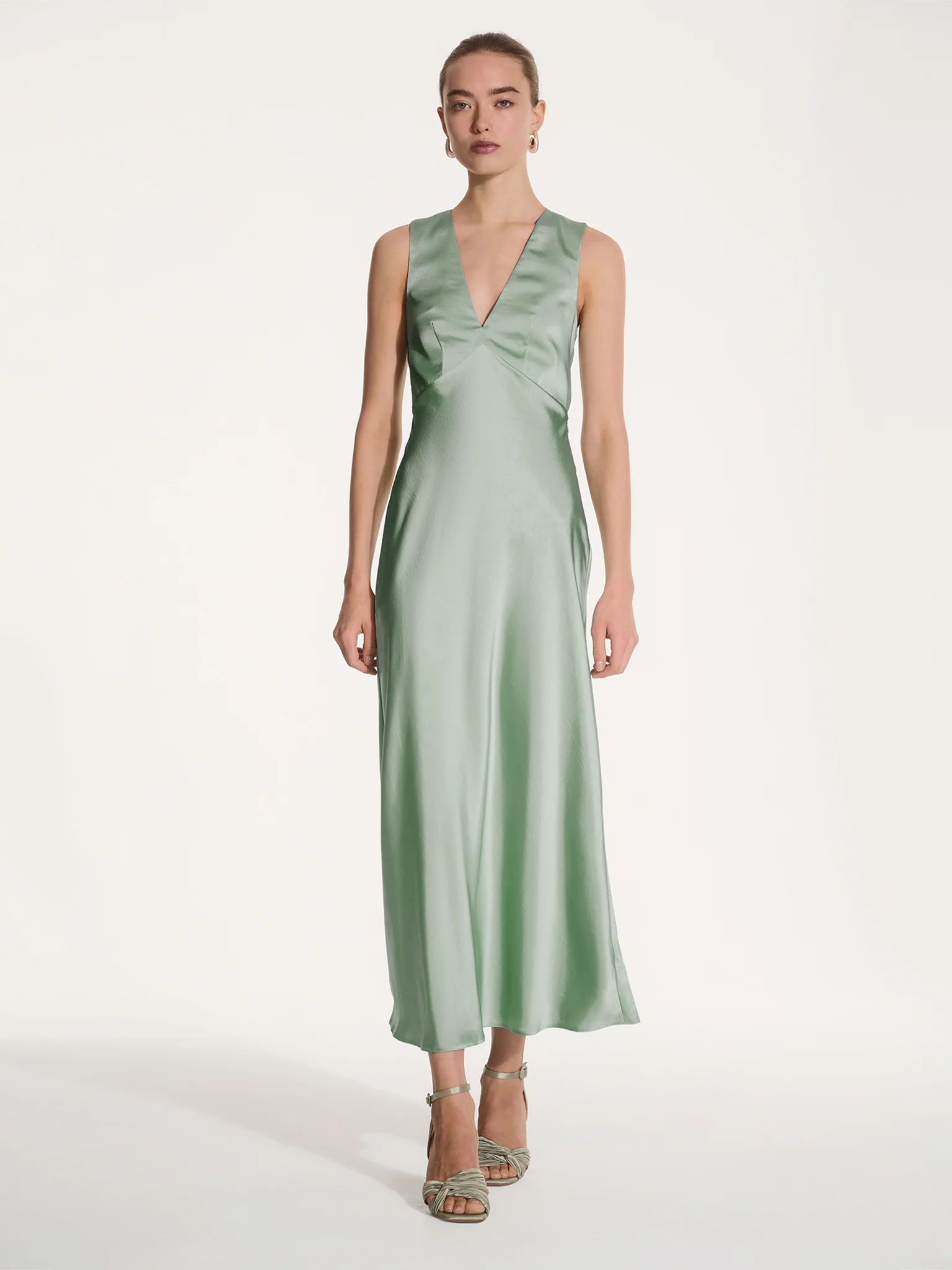 Nova Dress in Sage - Image 3