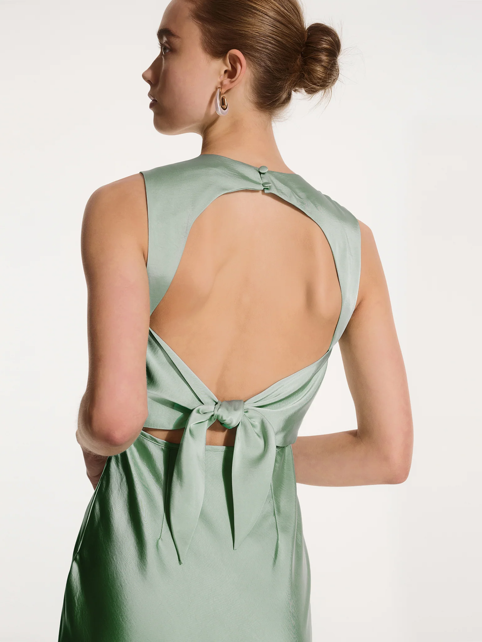 Nova Dress in Sage - Image 4