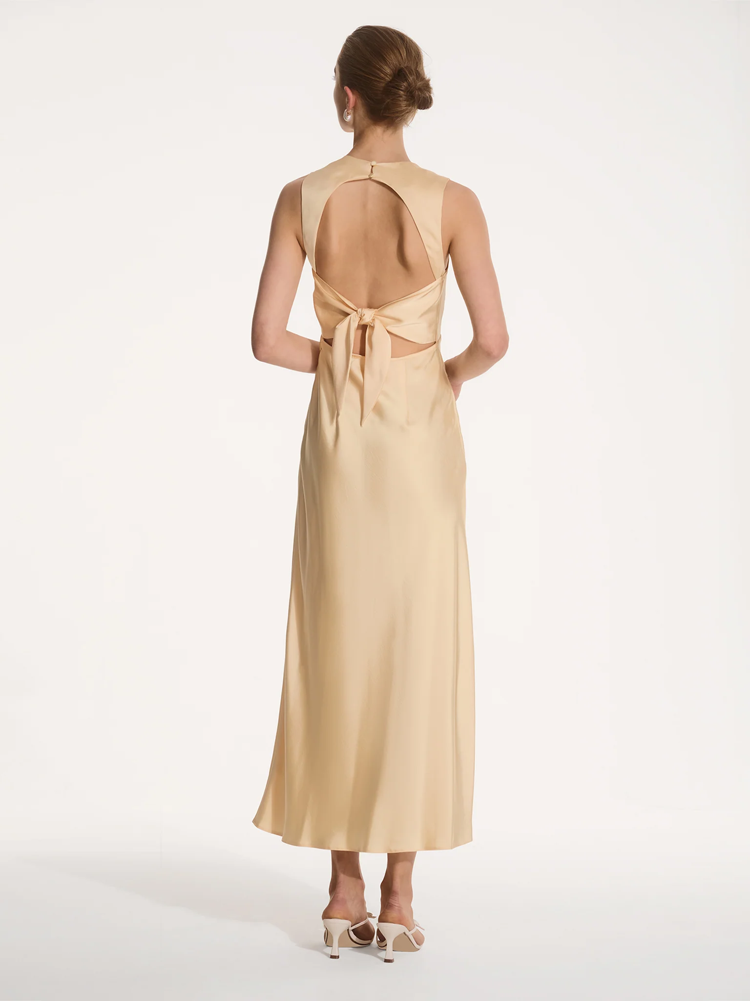 Nova Dress in Vintage Yellow - Image 4