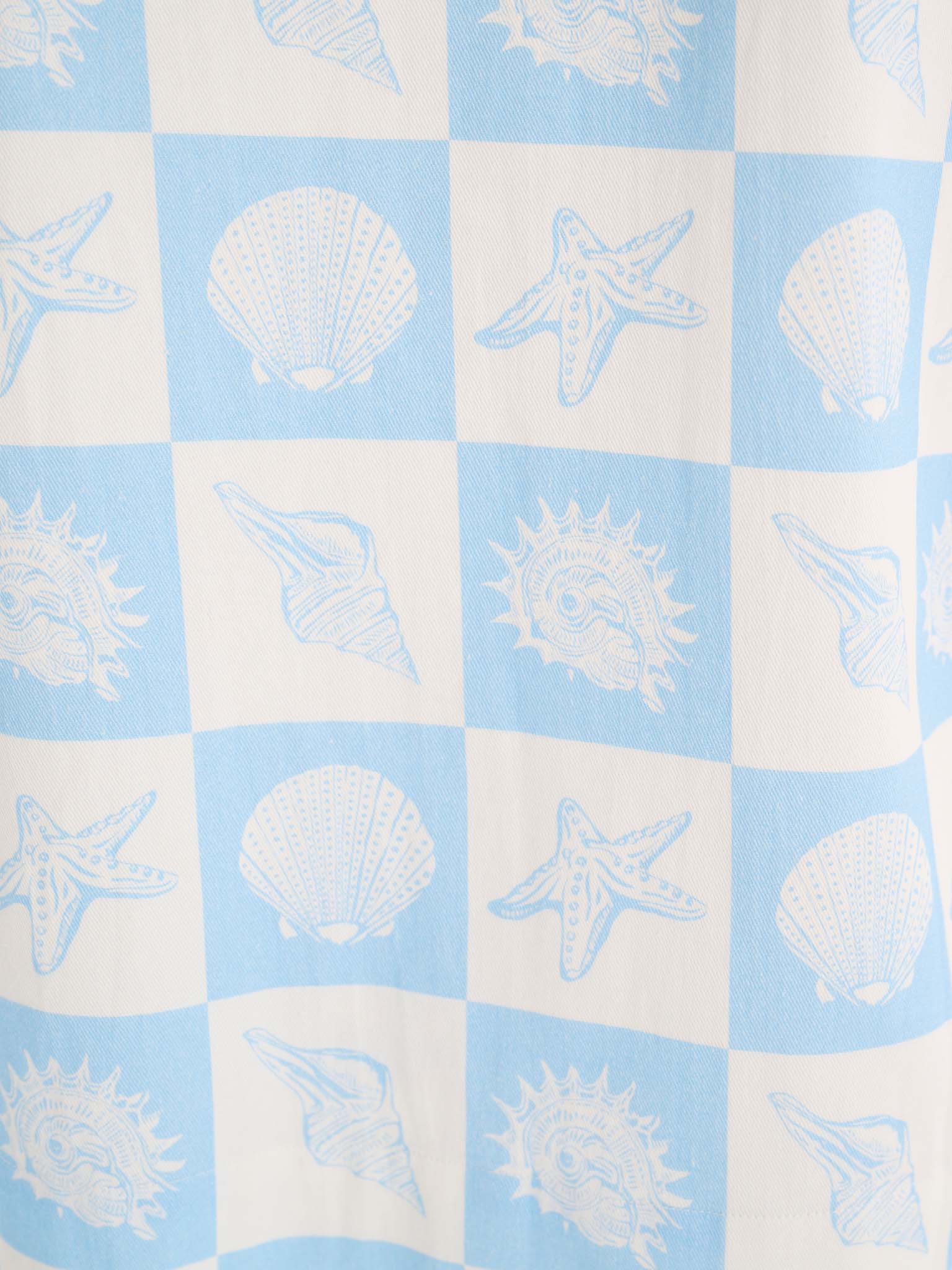 Oaklyn Shirt in Shell Checkerboard Print - Image 6