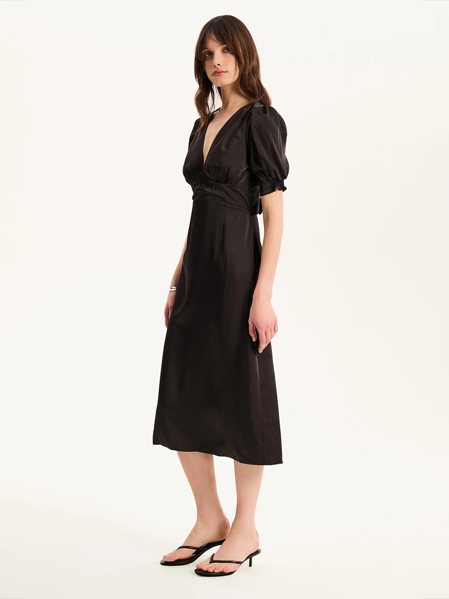 Odette Dress in Black - Image 3
