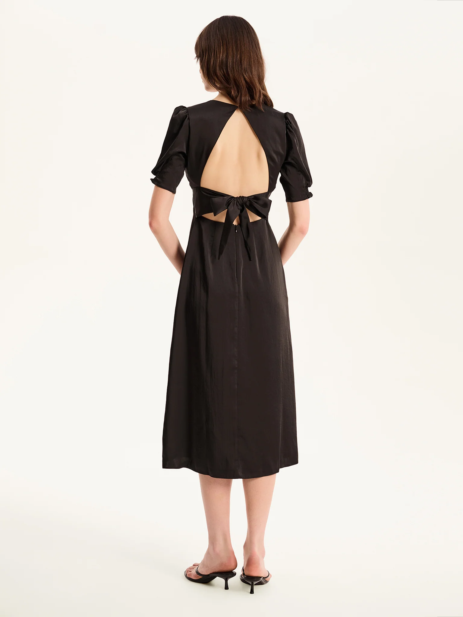 Odette Dress in Black - Image 4