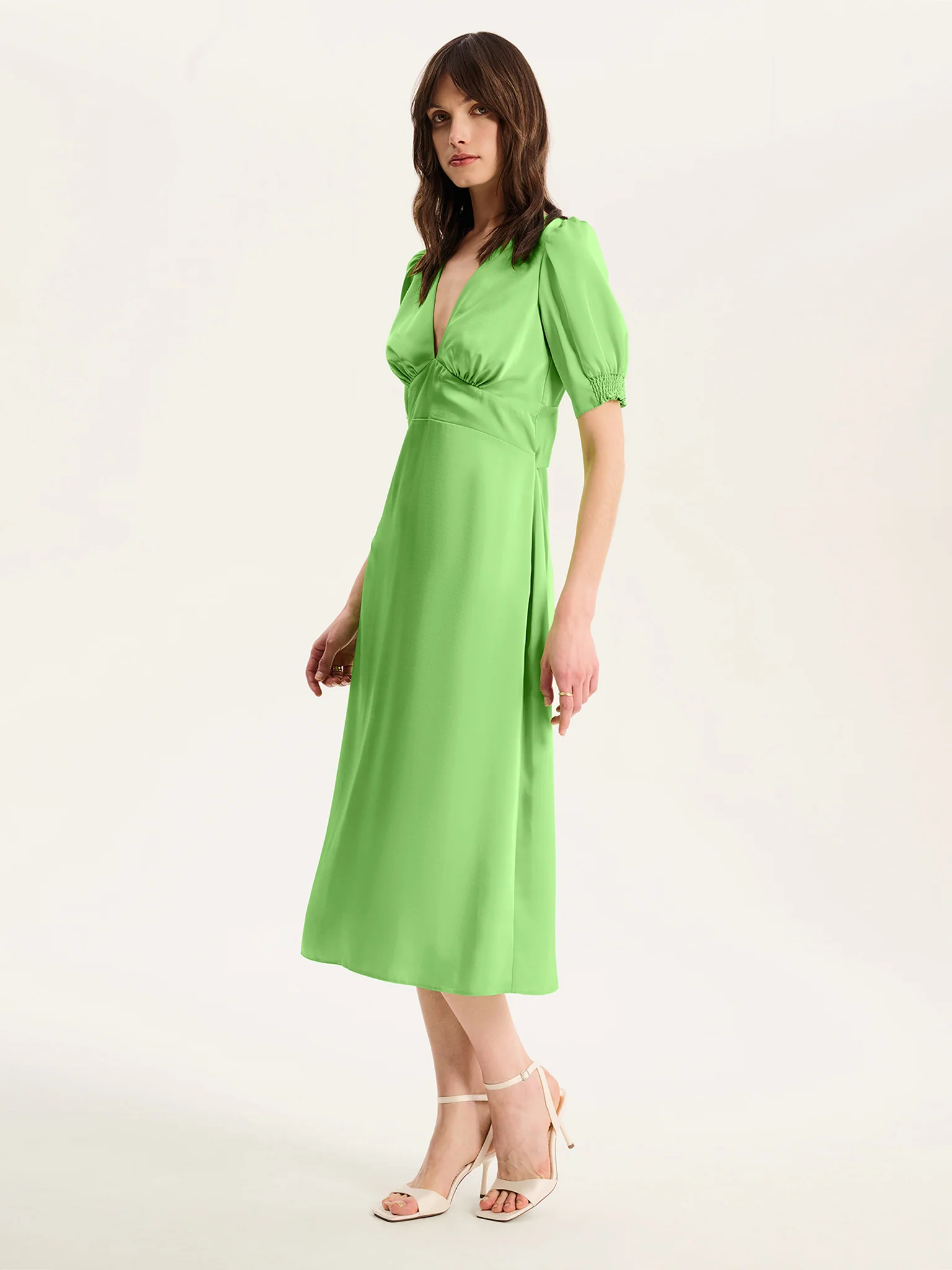 Odette Dress in Lime - Image 3