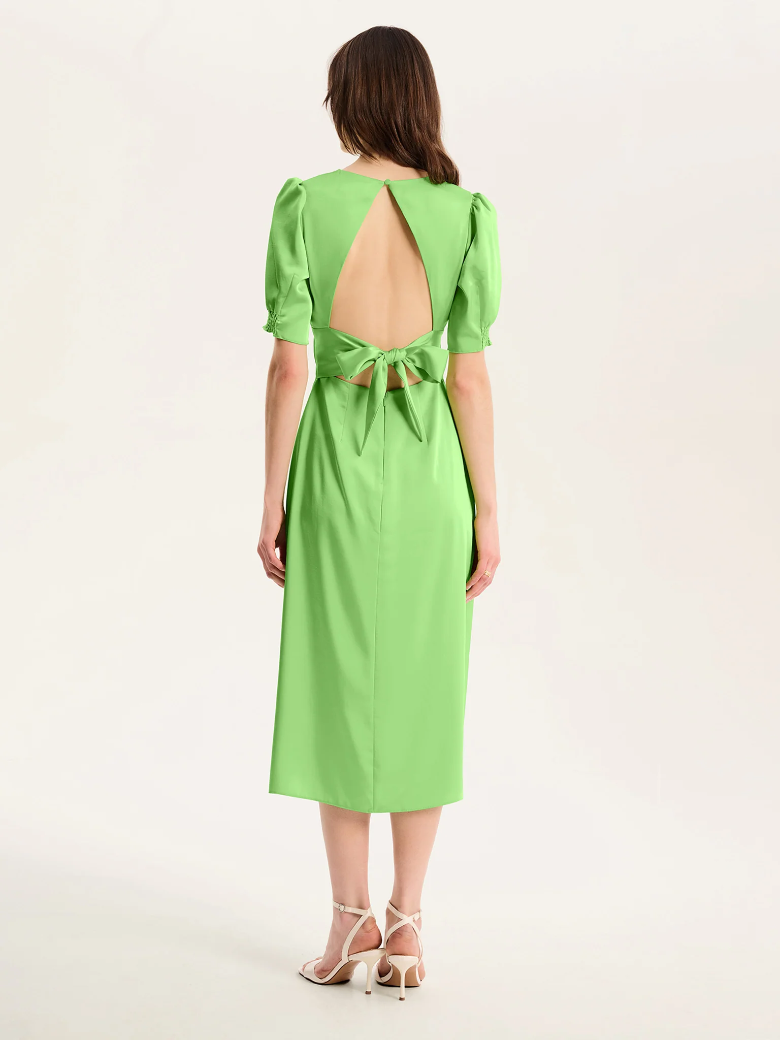 Odette Dress in Lime - Image 4