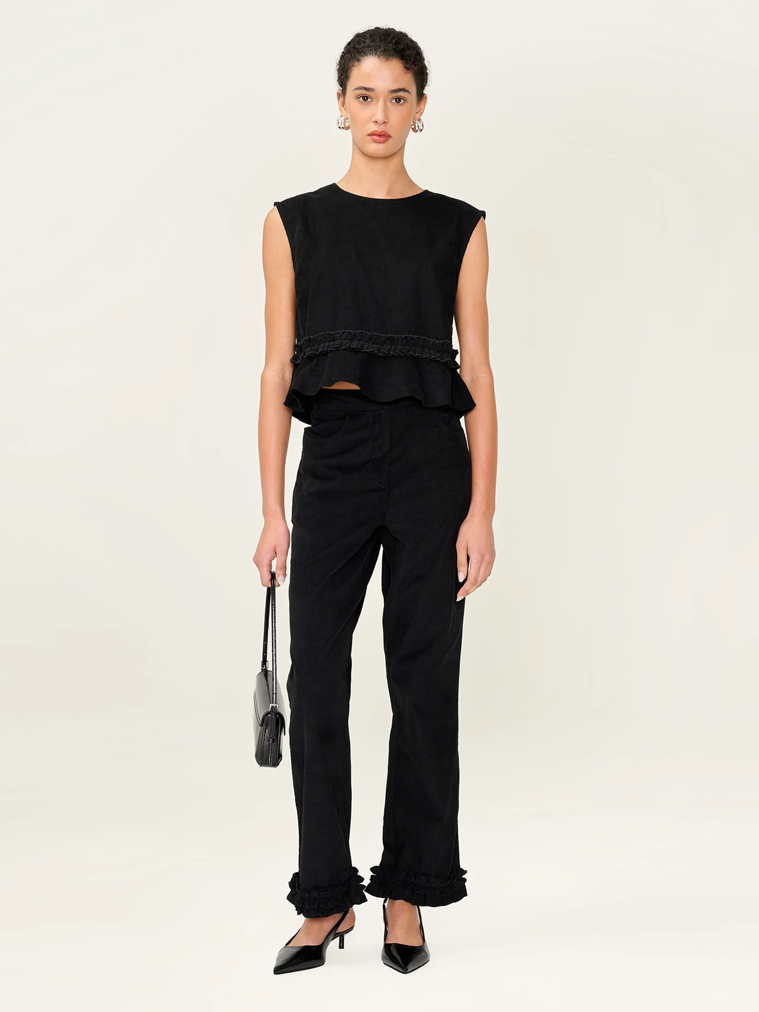 Olin Trouser in Black - Image 2