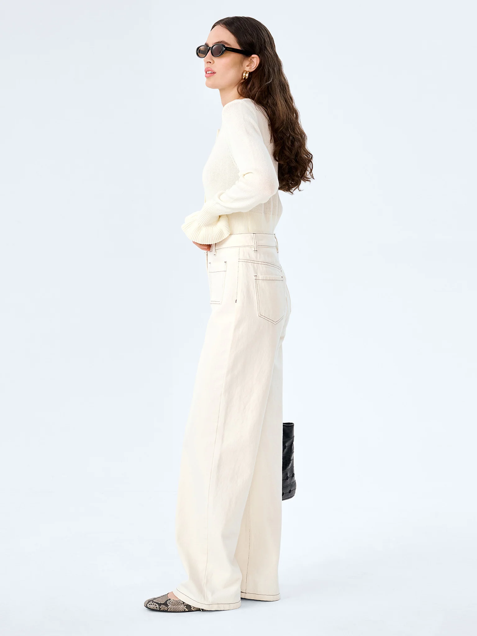 Orielle Jean in Ecru - Image 2