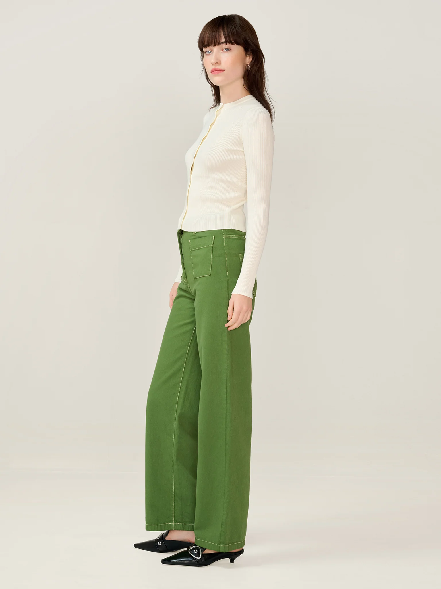 Orielle Jean in Khaki - Image 2