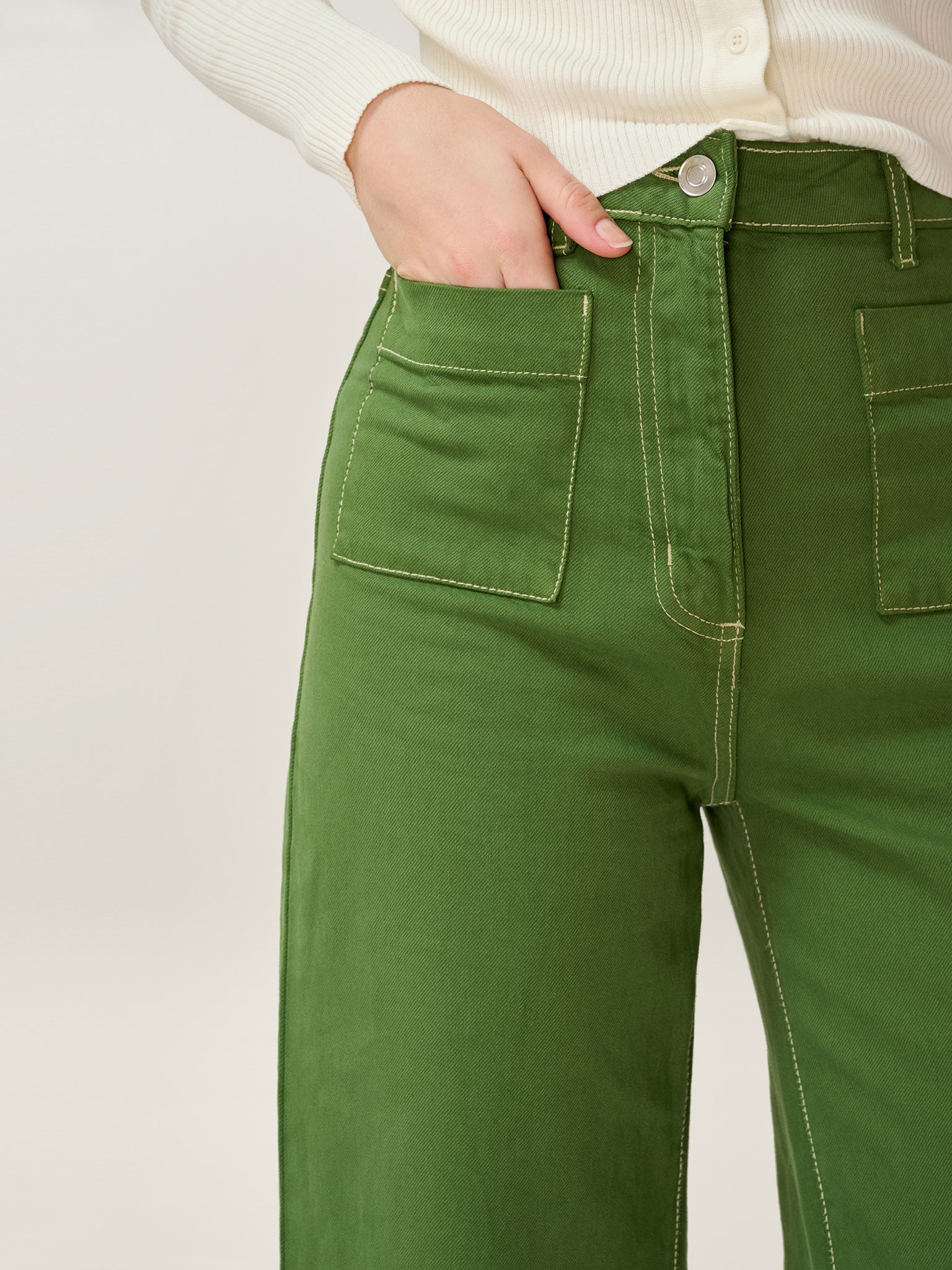 Orielle Jean in Khaki - Image 4