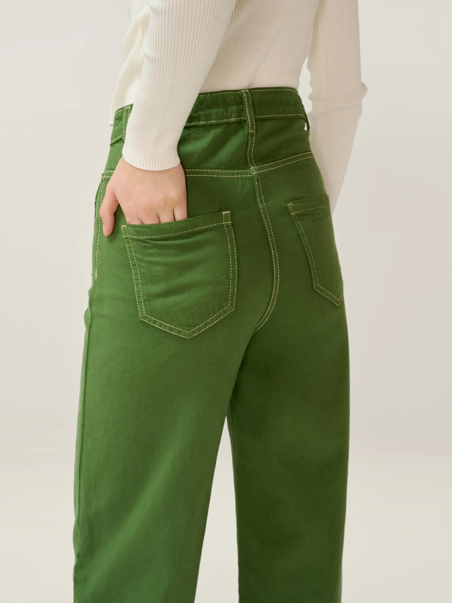 Orielle Jean in Khaki - Image 6