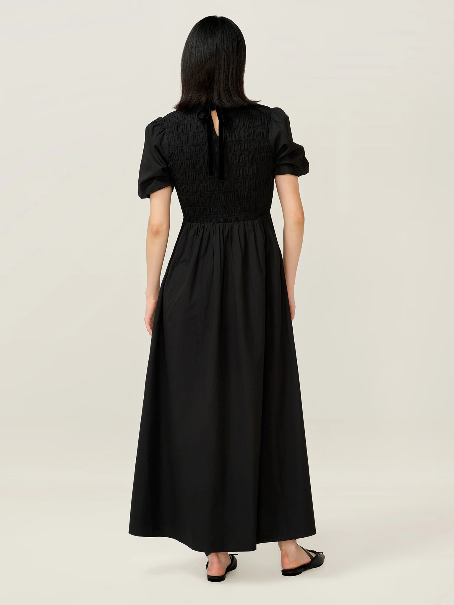 Orin Dress in Black - Image 4