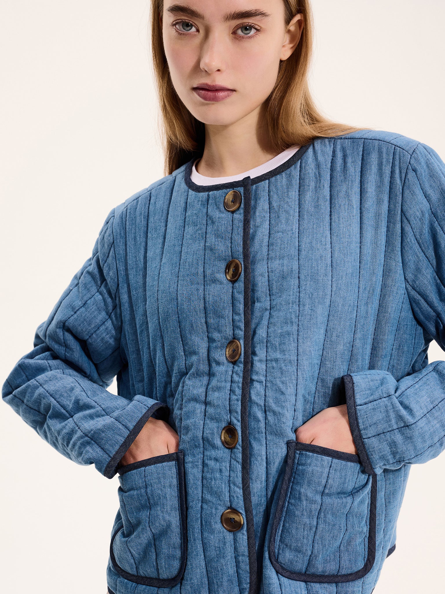 Piper Jacket in Blue - Image 4