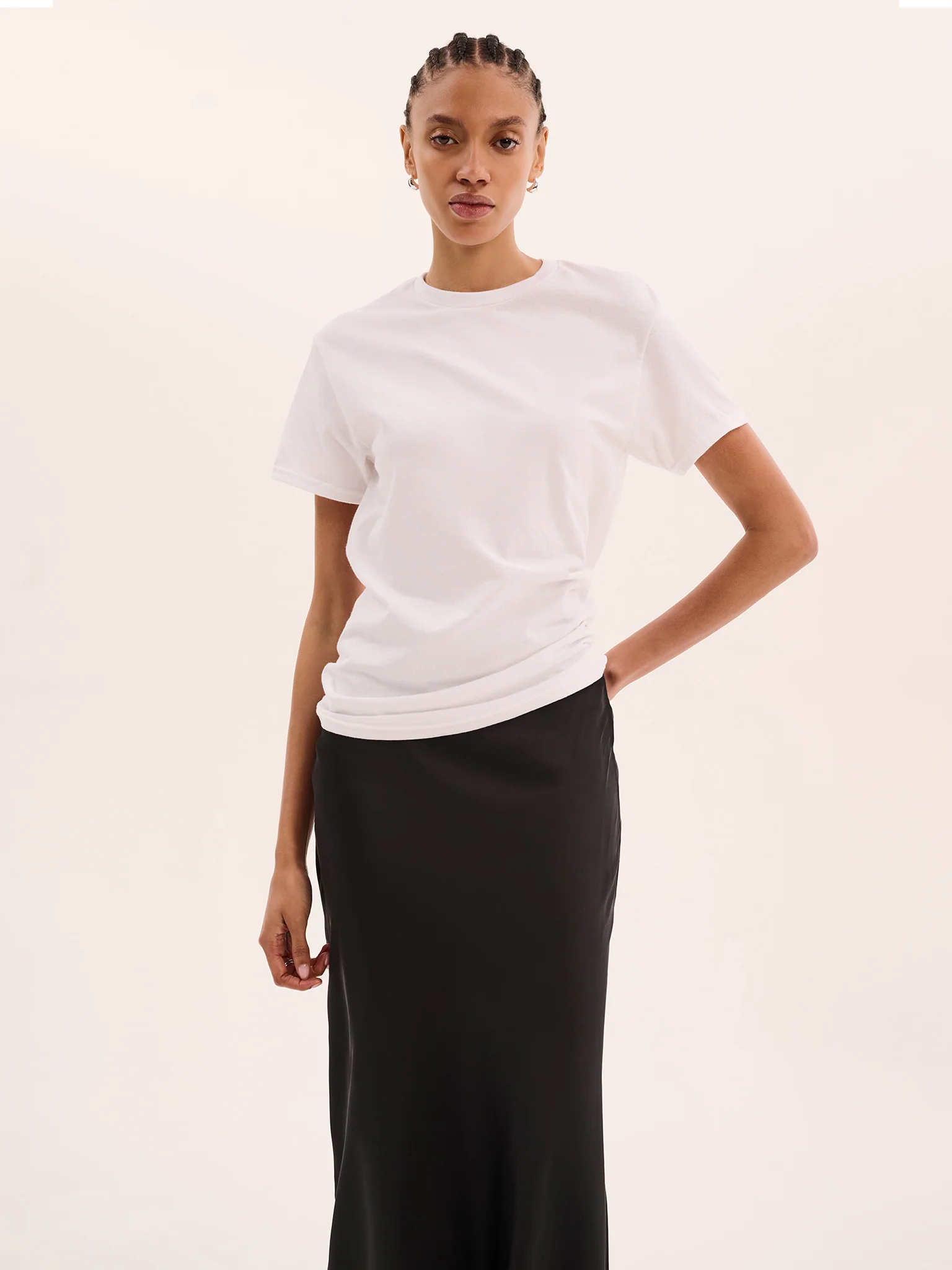 Jack Boyfriend Tee in White - Image 4