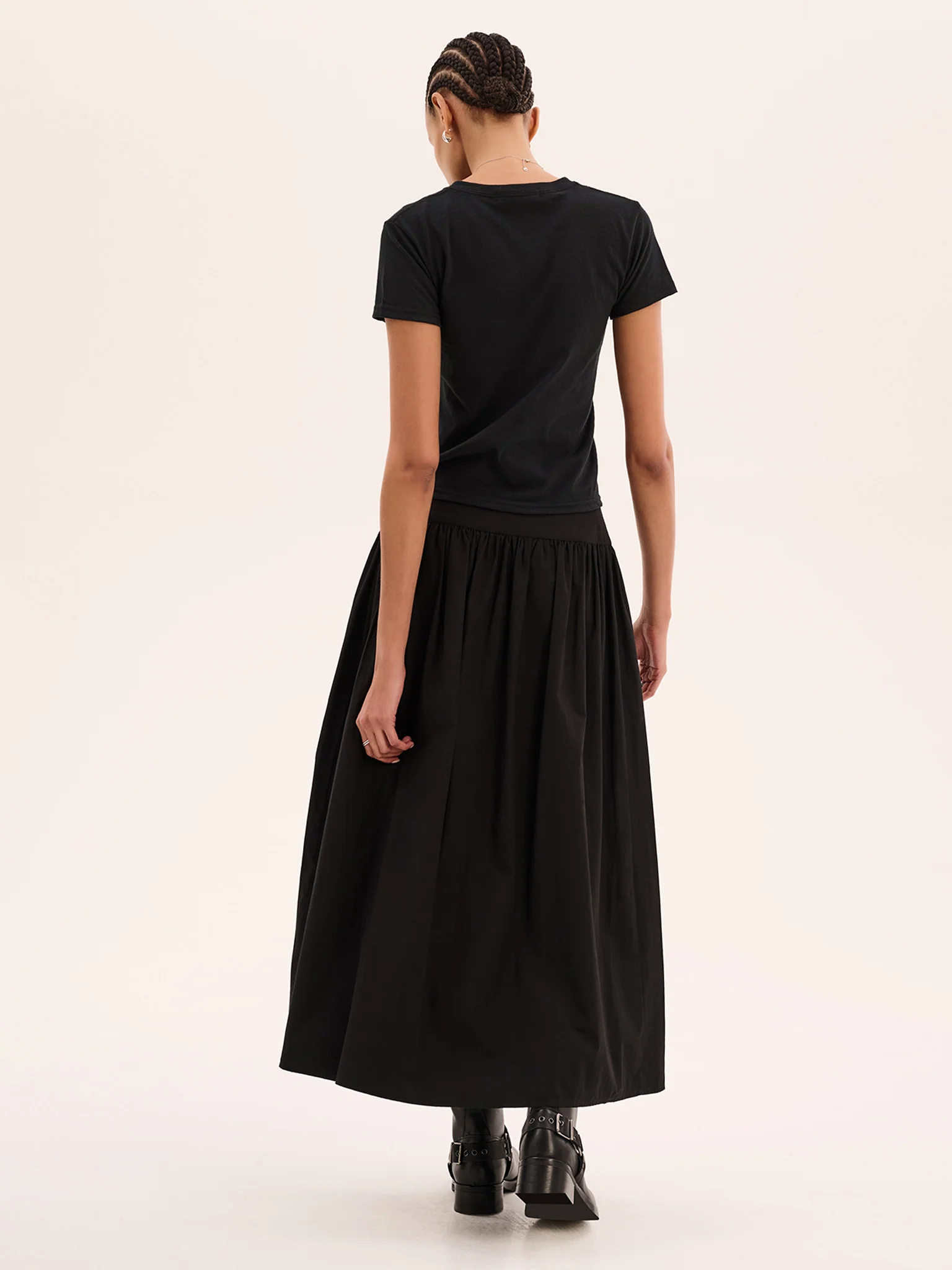 Jill Baby Tee in Black - Image 4