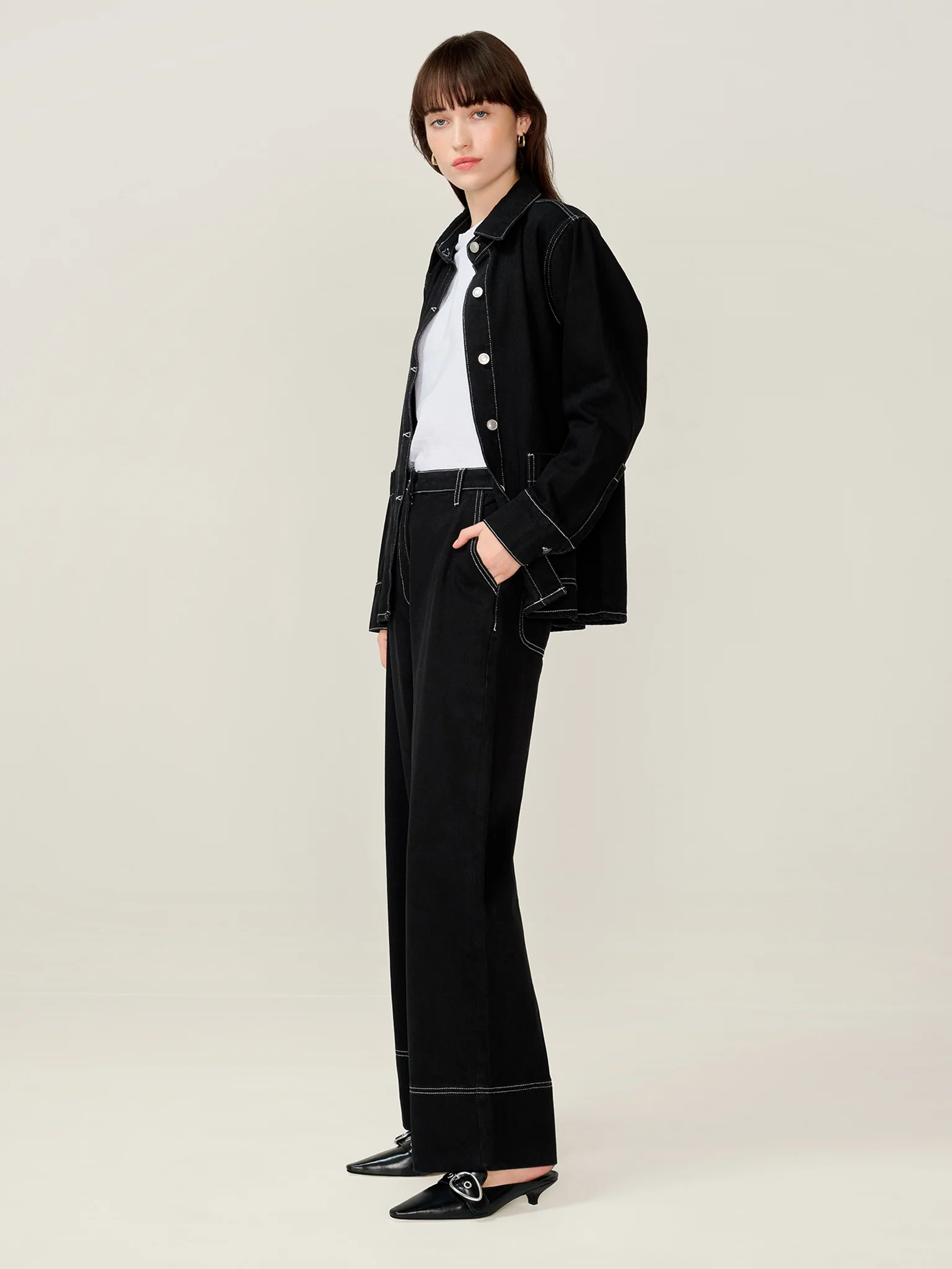 Portland Jean in Black - Image 2