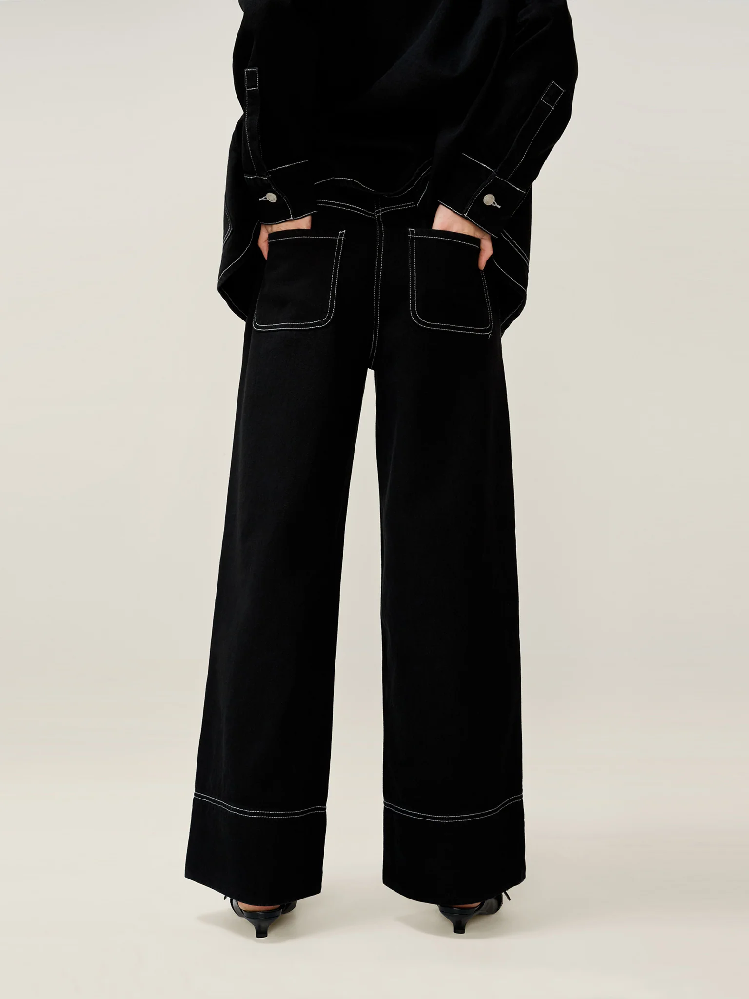 Portland Jean in Black - Image 3