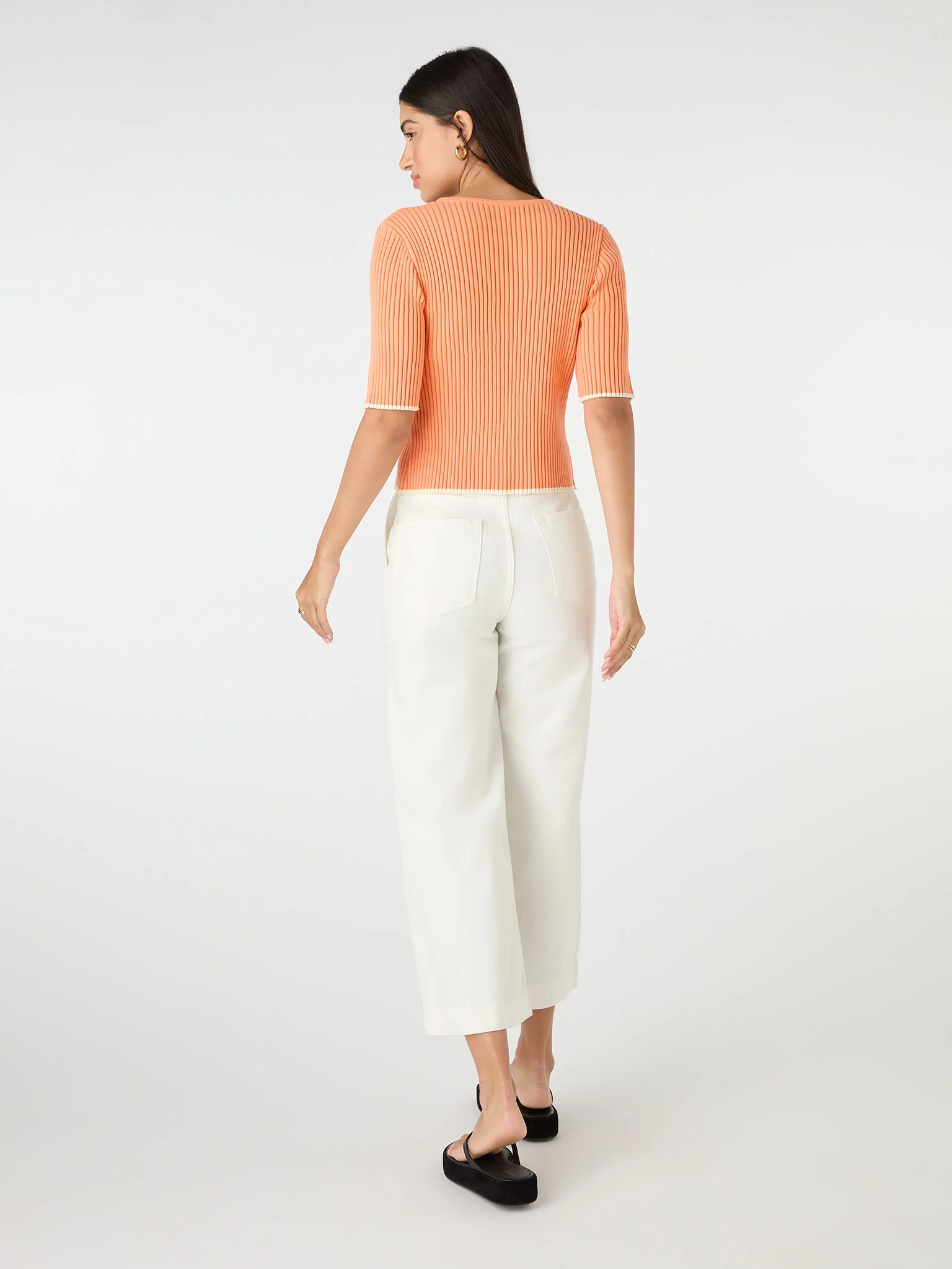 Ramona Cardigan in Coral - Image 3
