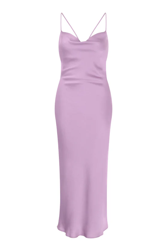 Riviera Midi Dress in Lavender - Image 5