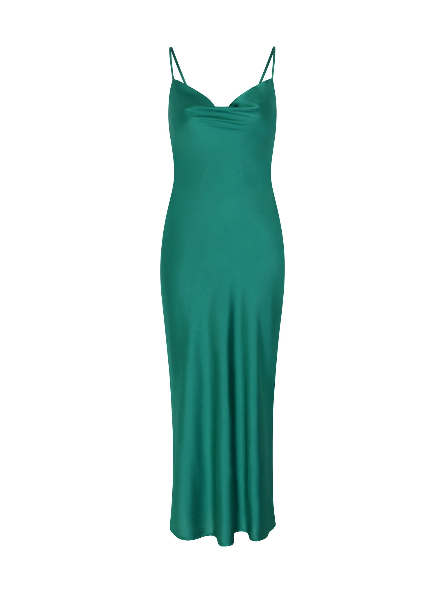 Riviera Midi Dress in Viridian Green - Image 6
