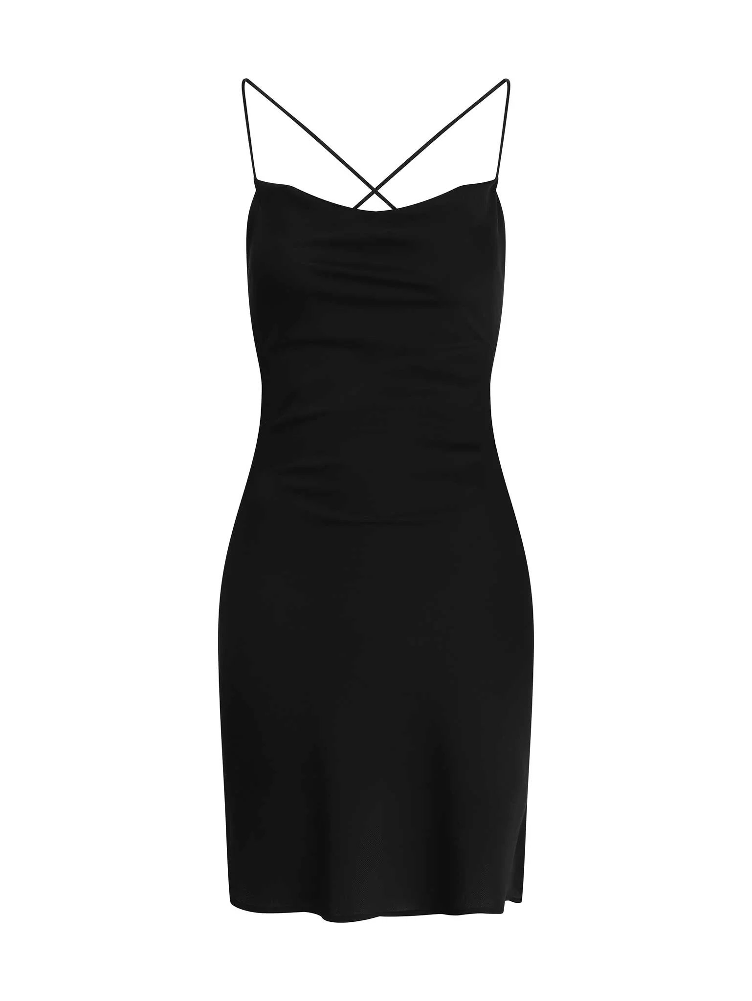 Riviera Mini Dress in Black - Image 5