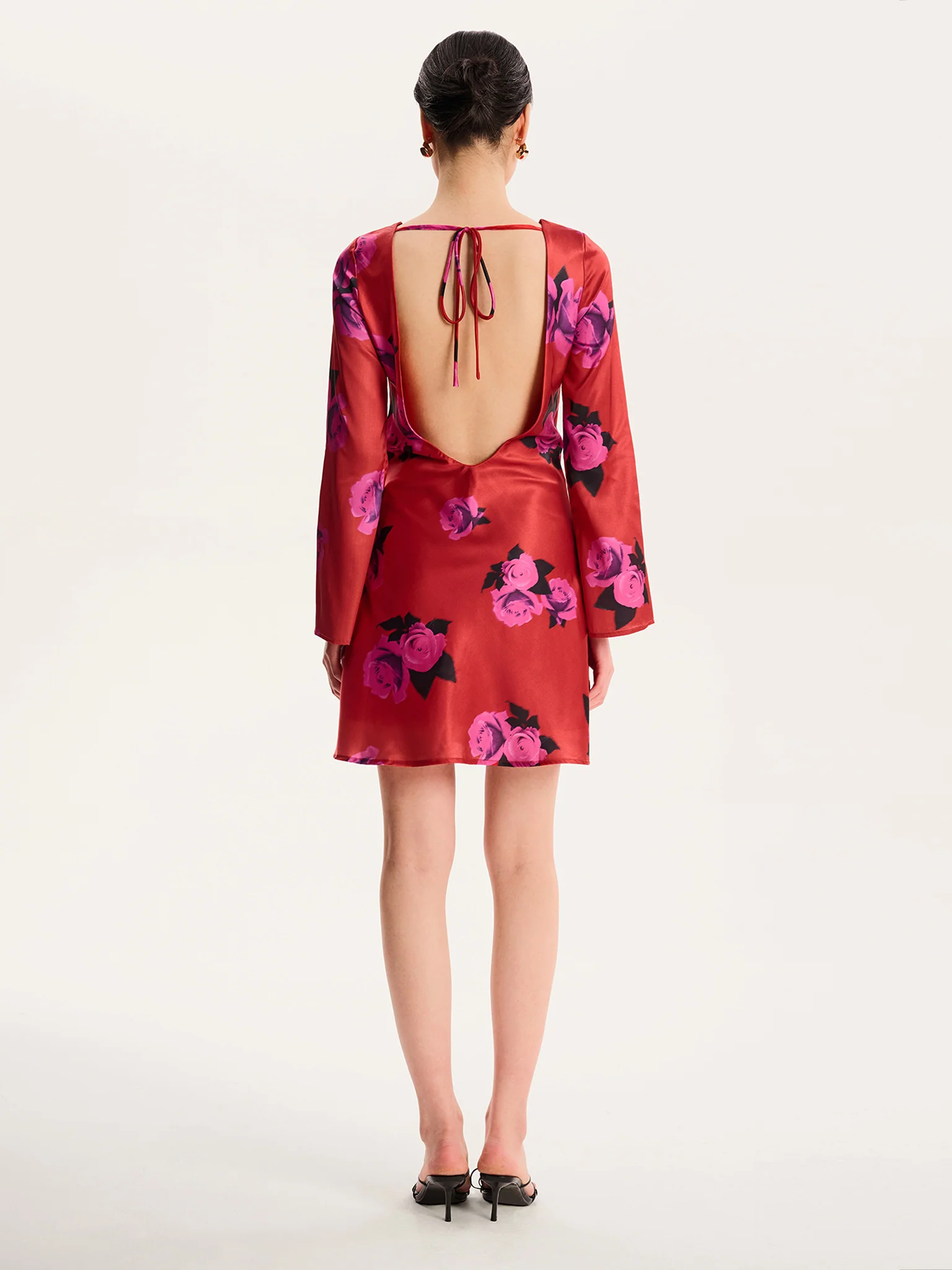 Roberta Dress in Red Floral - Image 4