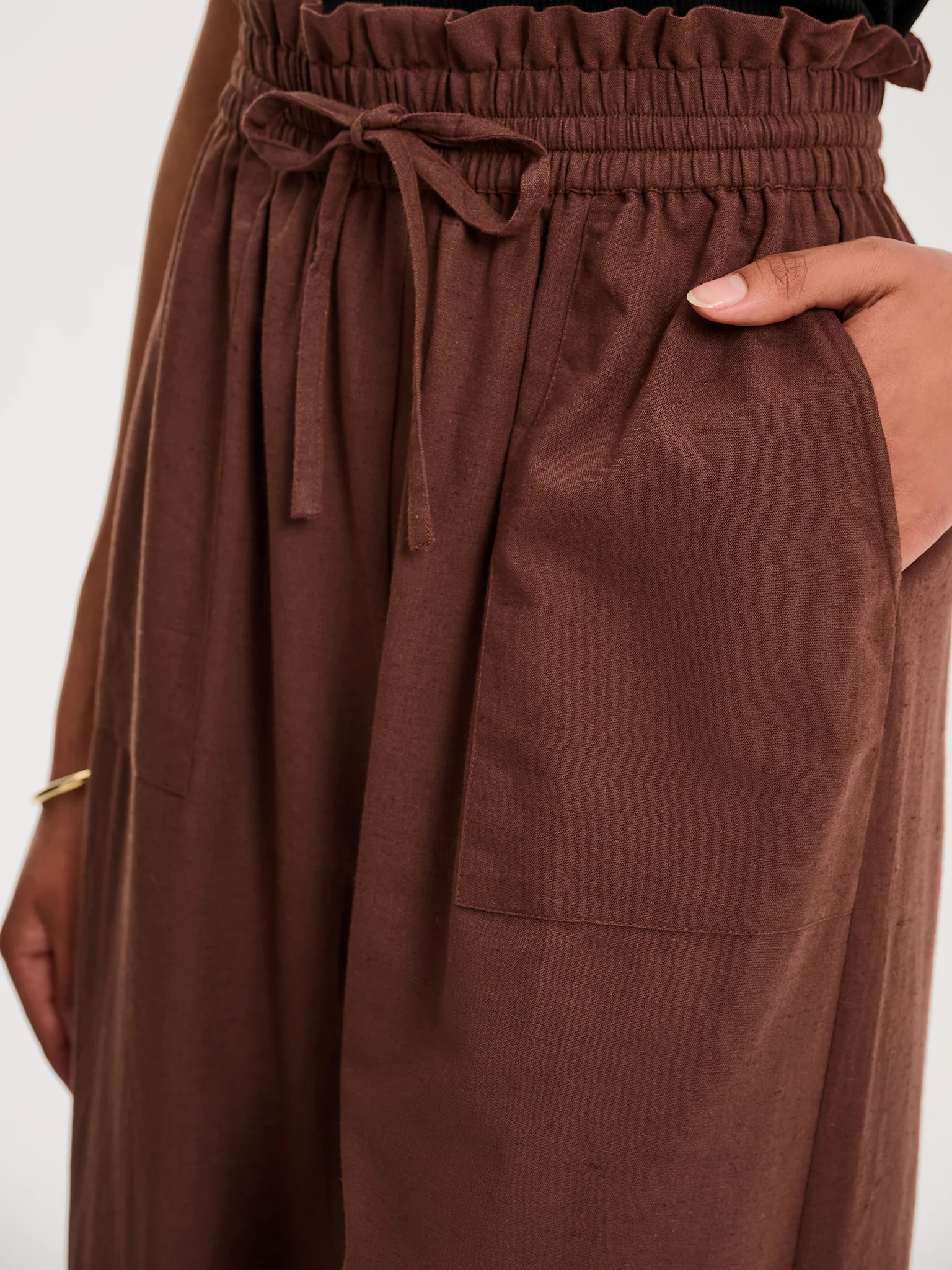 Rommy Trouser in Chocolate - Image 2
