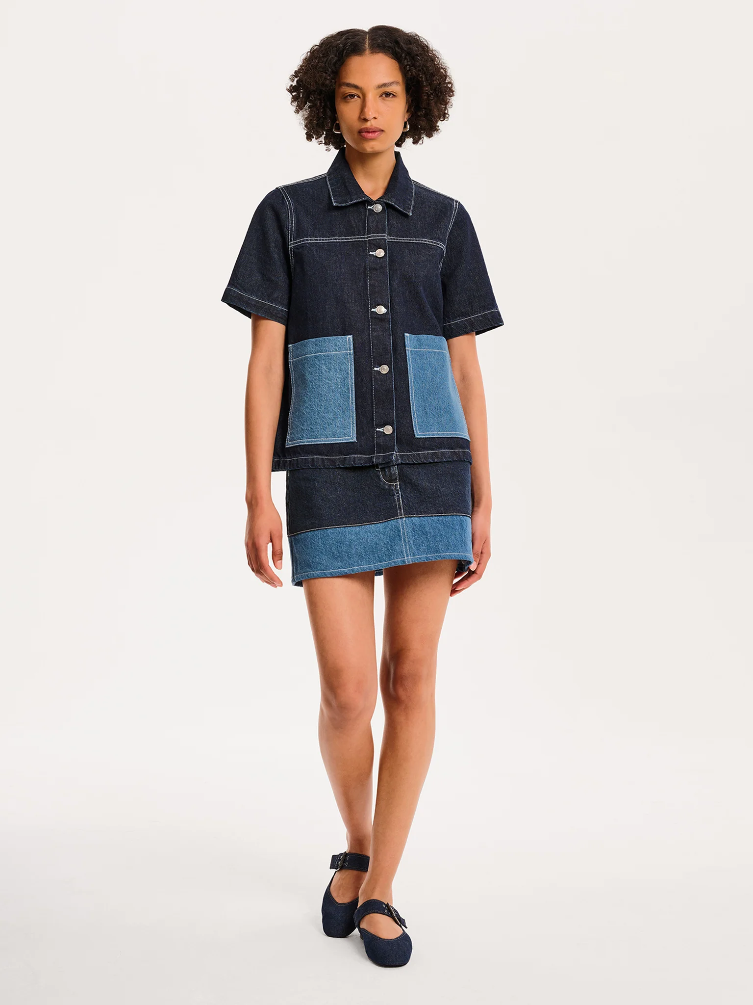 Ronnie Shirt in Dark Wash - Image 3
