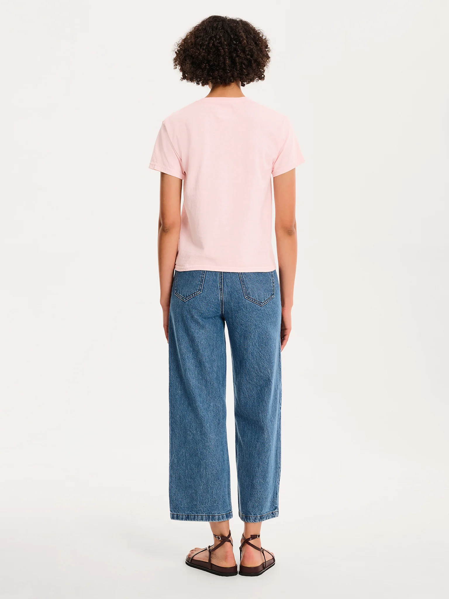 Rose Baby Tee in Pink - Image 4