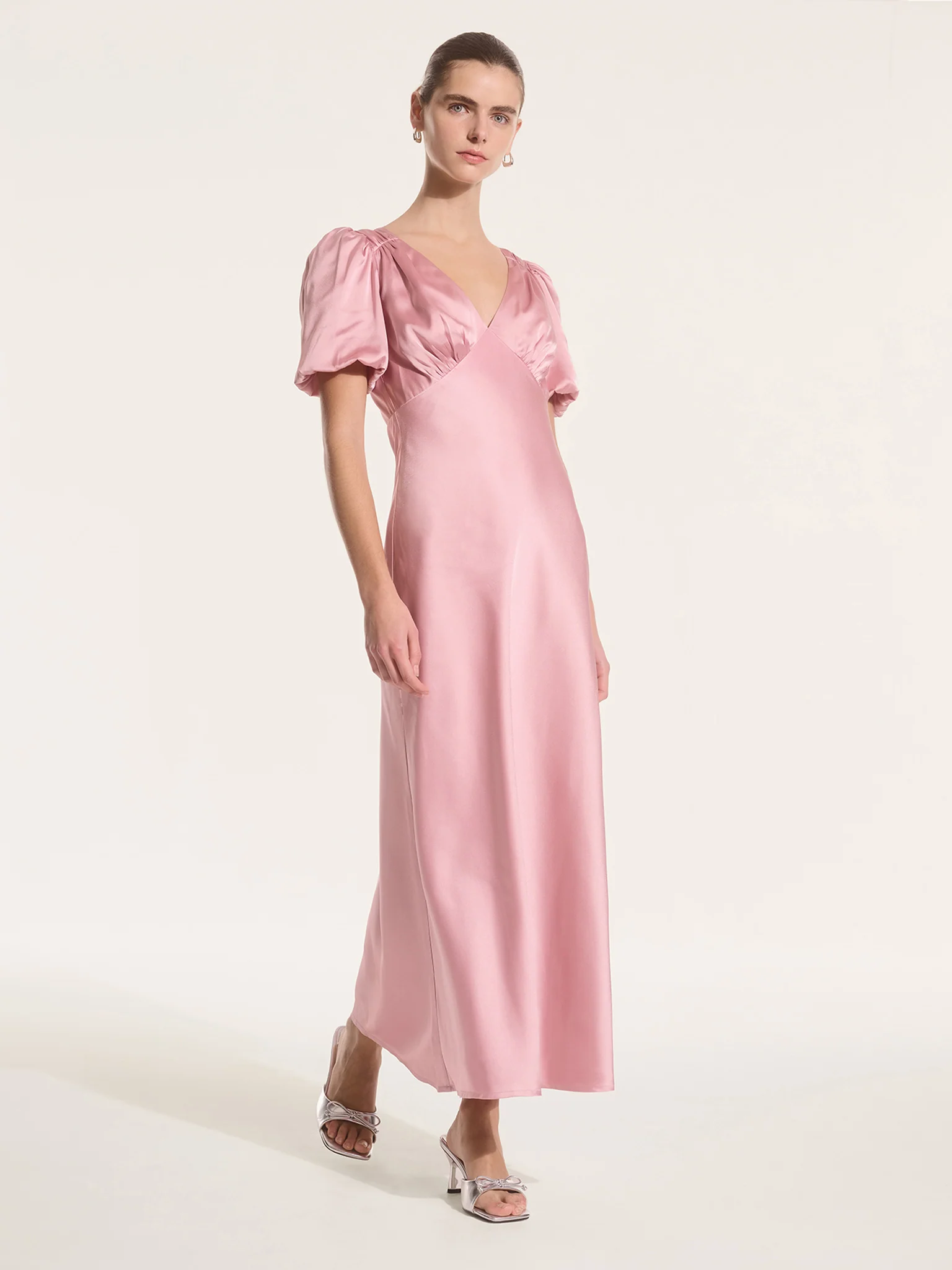 Rosie Dress in Vintage Pink - Image 2
