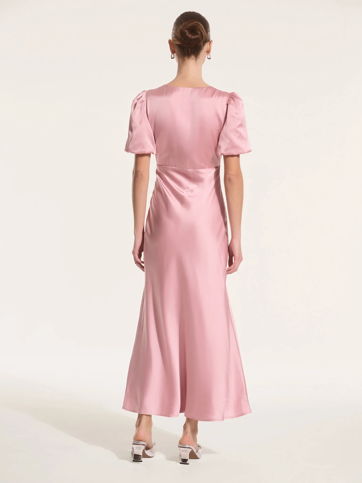 Rosie Dress in Vintage Pink - Image 3