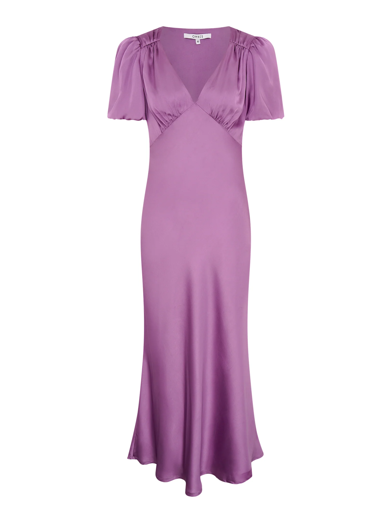 Rosie Puff Sleeve Dress in Lavender - Image 5