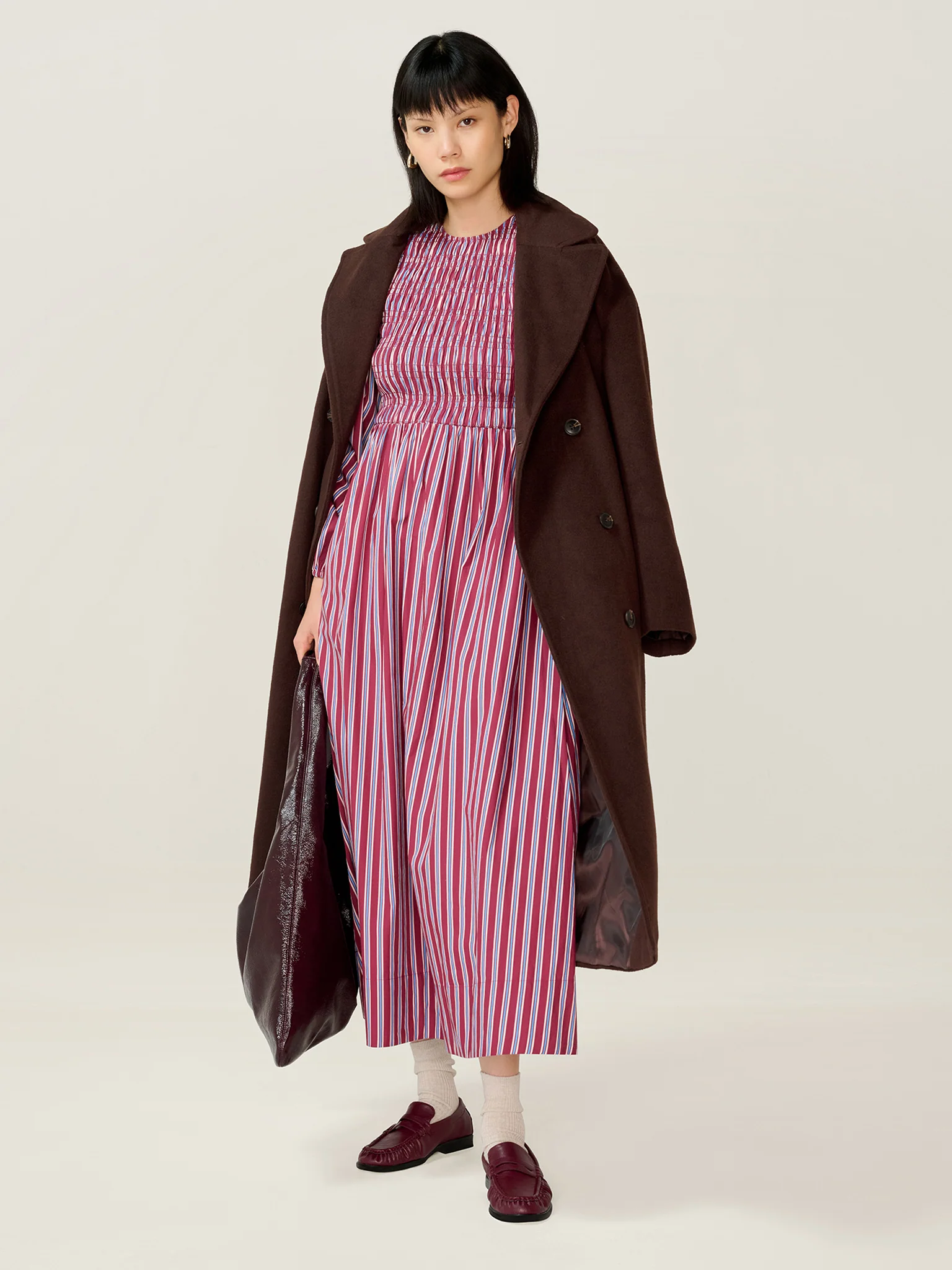 Saint Dress in Blue Stripe - Image 7