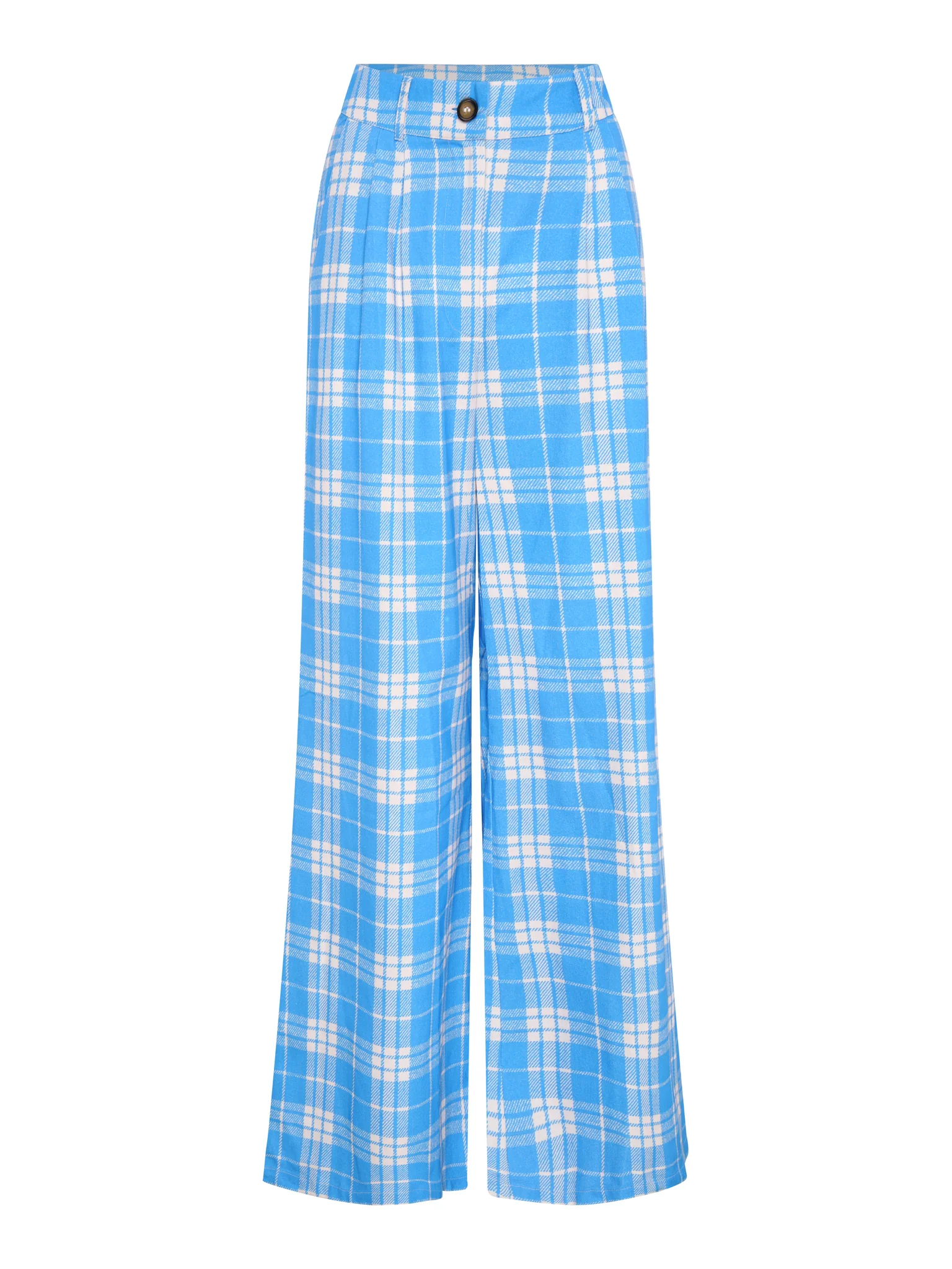 Samara Wide Leg Checked Trouser - Image 4