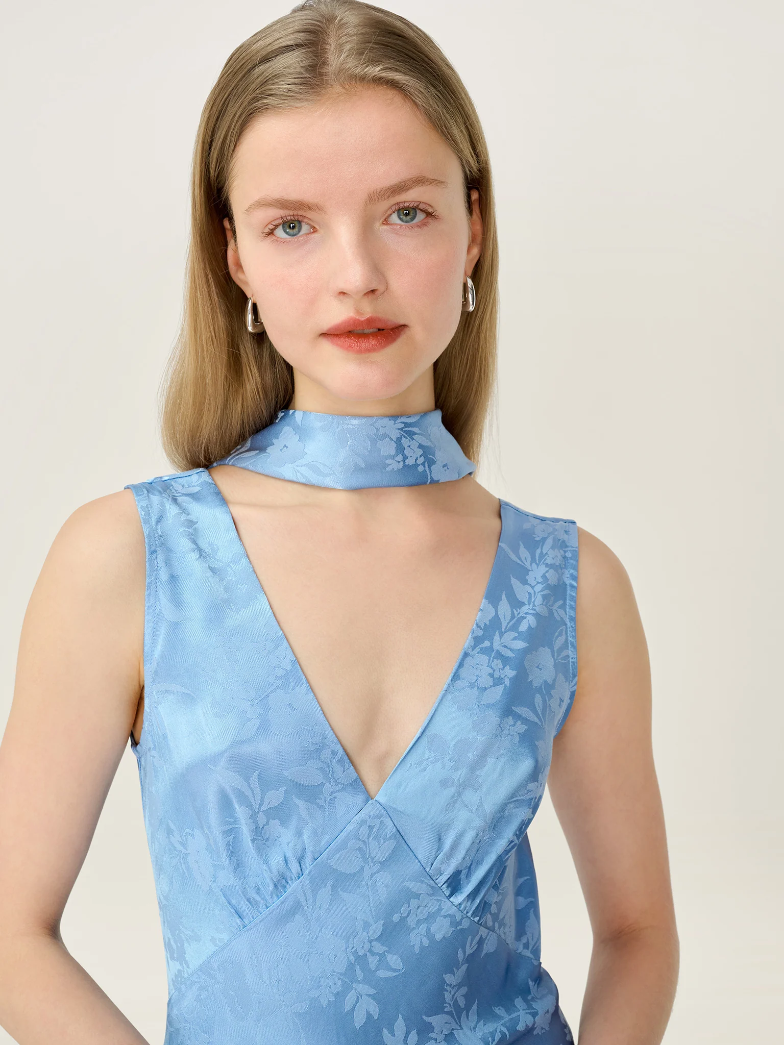 Scarlett Scarf in Vista Blue - Image 5