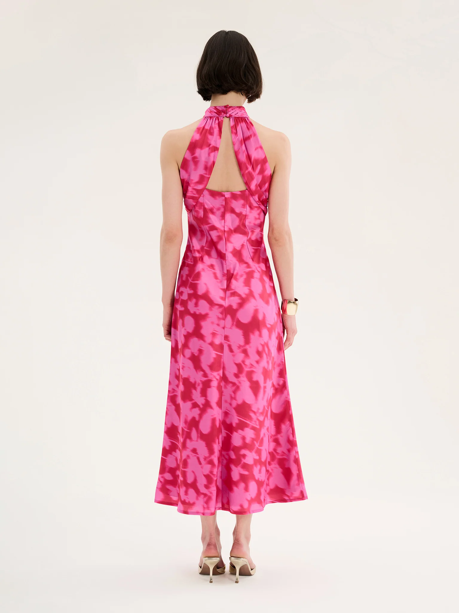 Seychelles Dress in Blurred Floral Print - Image 2
