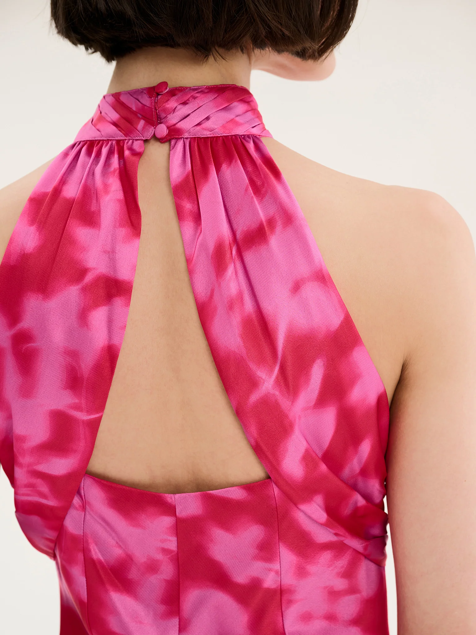Seychelles Dress in Blurred Floral Print - Image 3