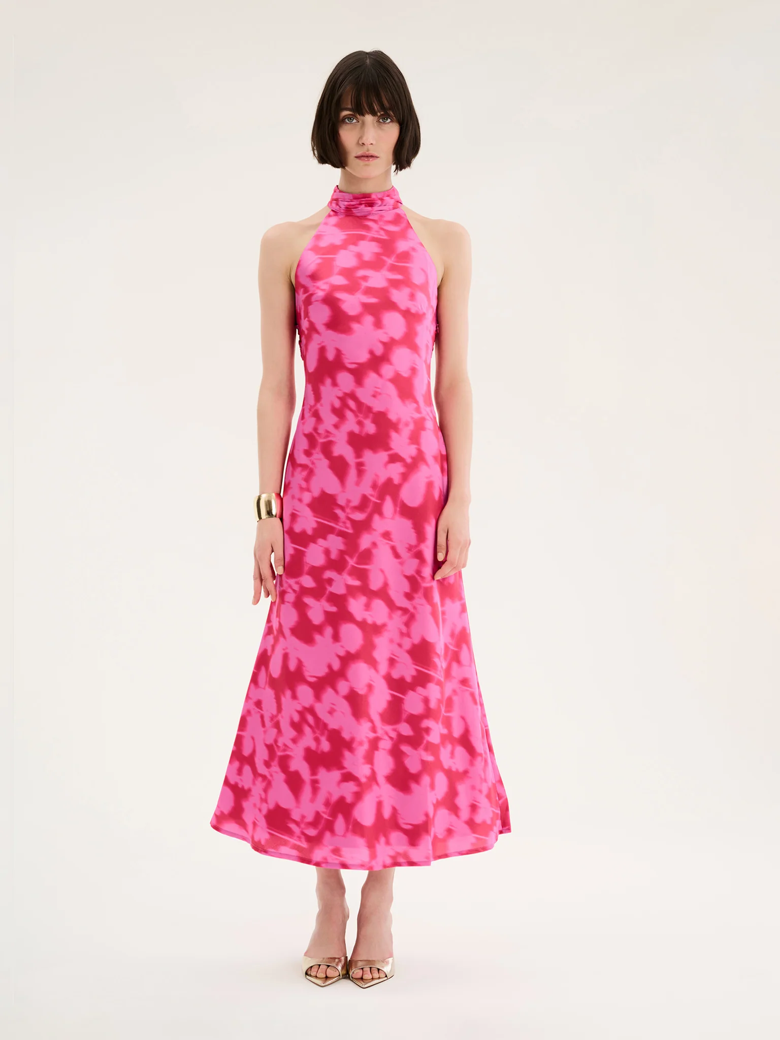Seychelles Dress in Blurred Floral Print - Image 4