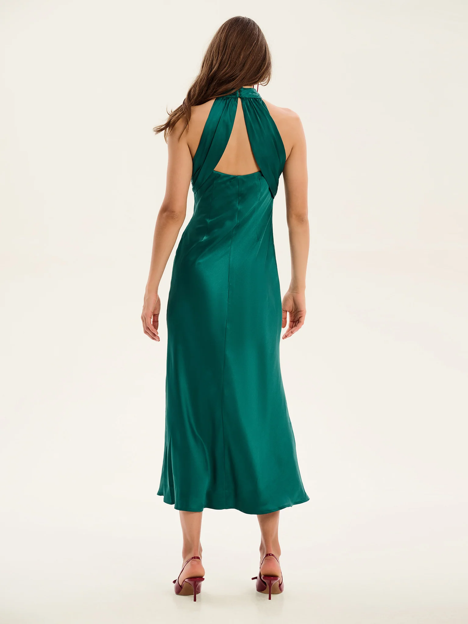 Seychelles Dress in Alpine Green - Image 2