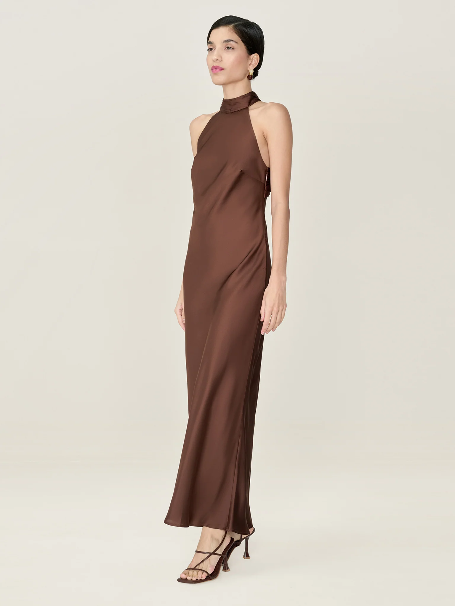 Seychelles Dress in Chocolate - Image 3