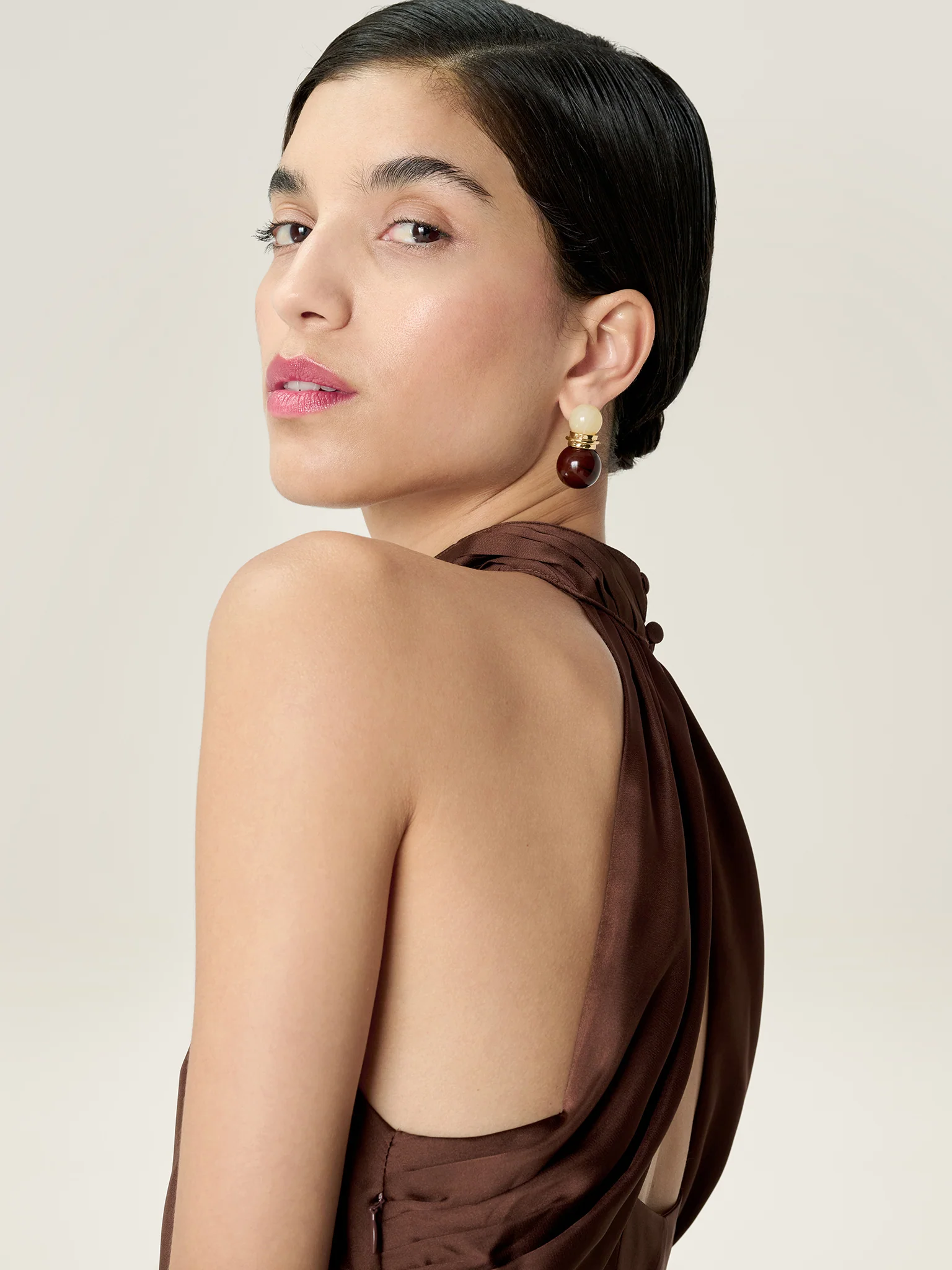 Seychelles Dress in Chocolate - Image 5