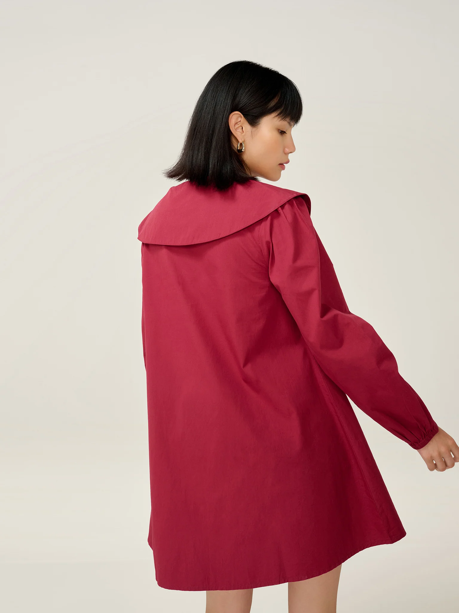 Sloane Dress in Merlot - Image 5