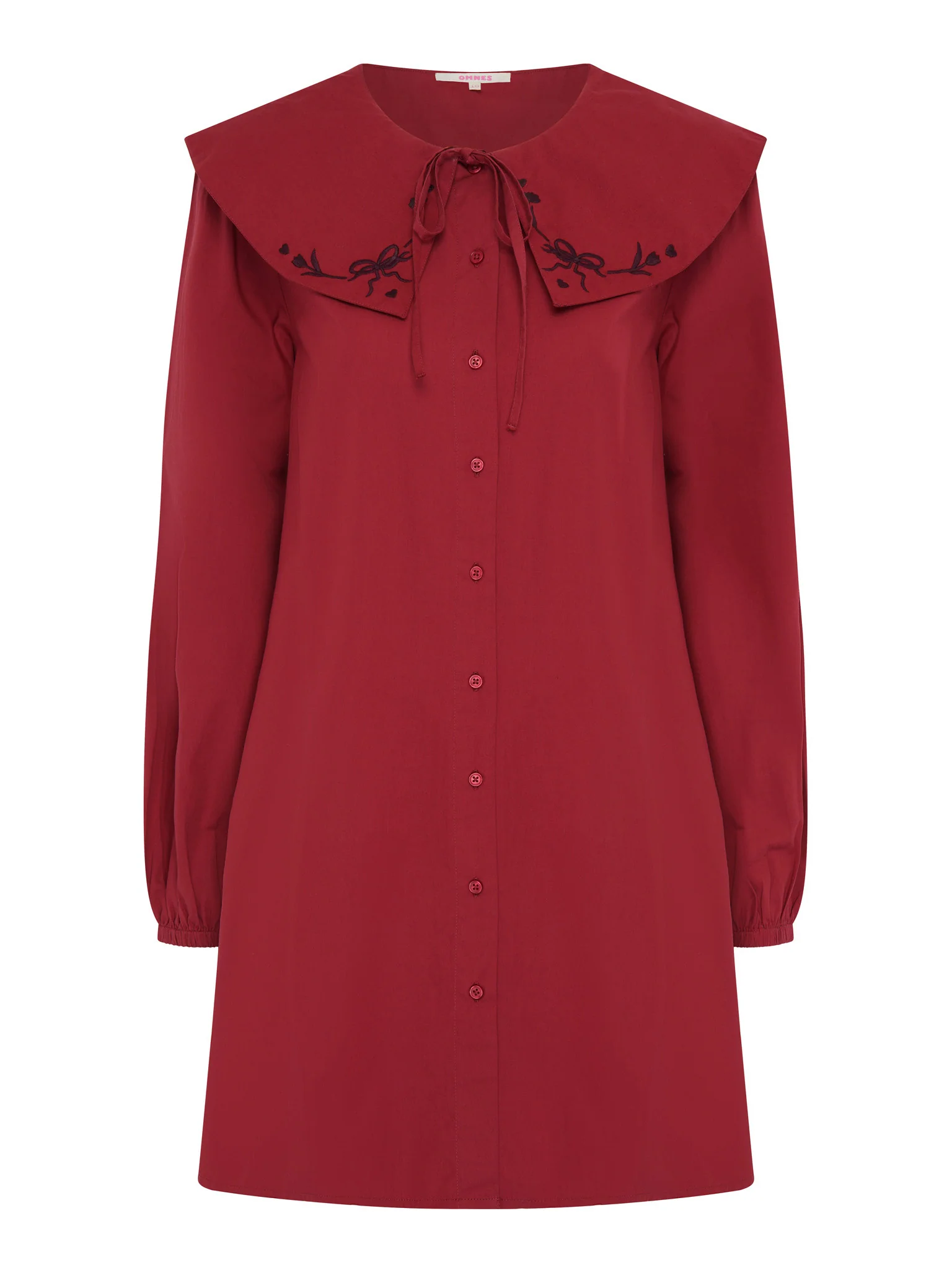 Sloane Dress in Merlot - Image 8