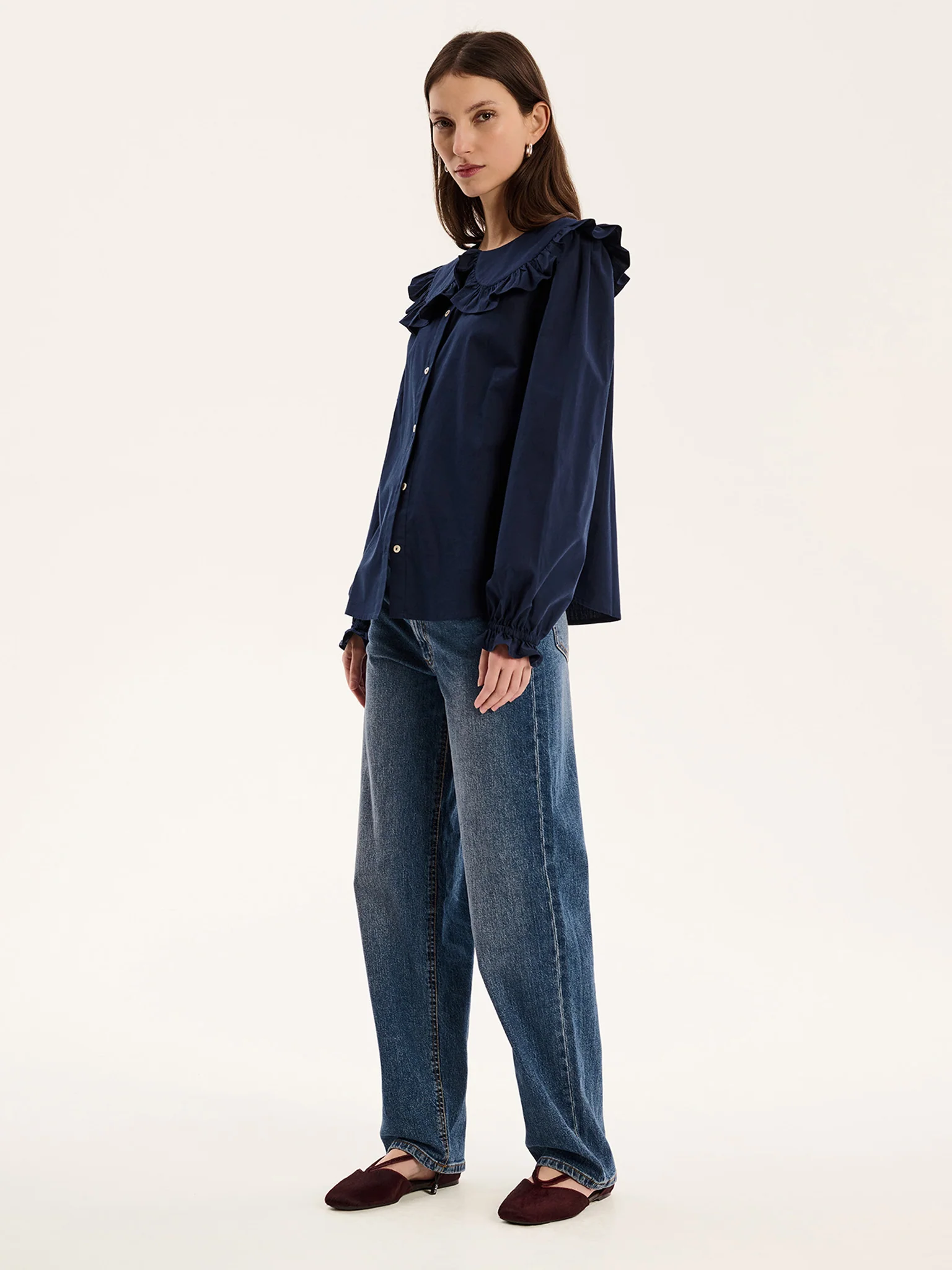 Sunday Shirt in Navy - Image 2