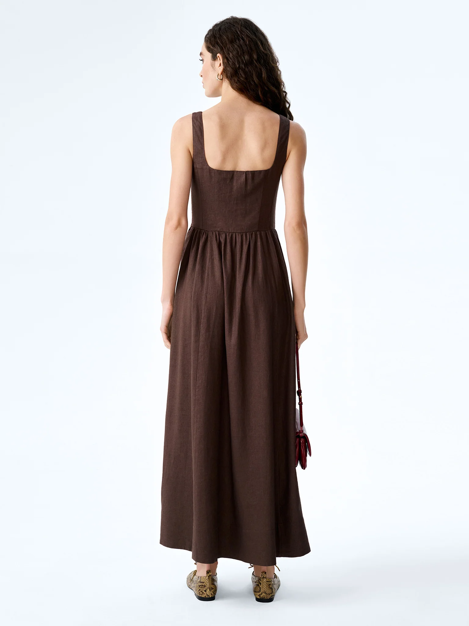 Suri Dress in Chocolate - Image 4