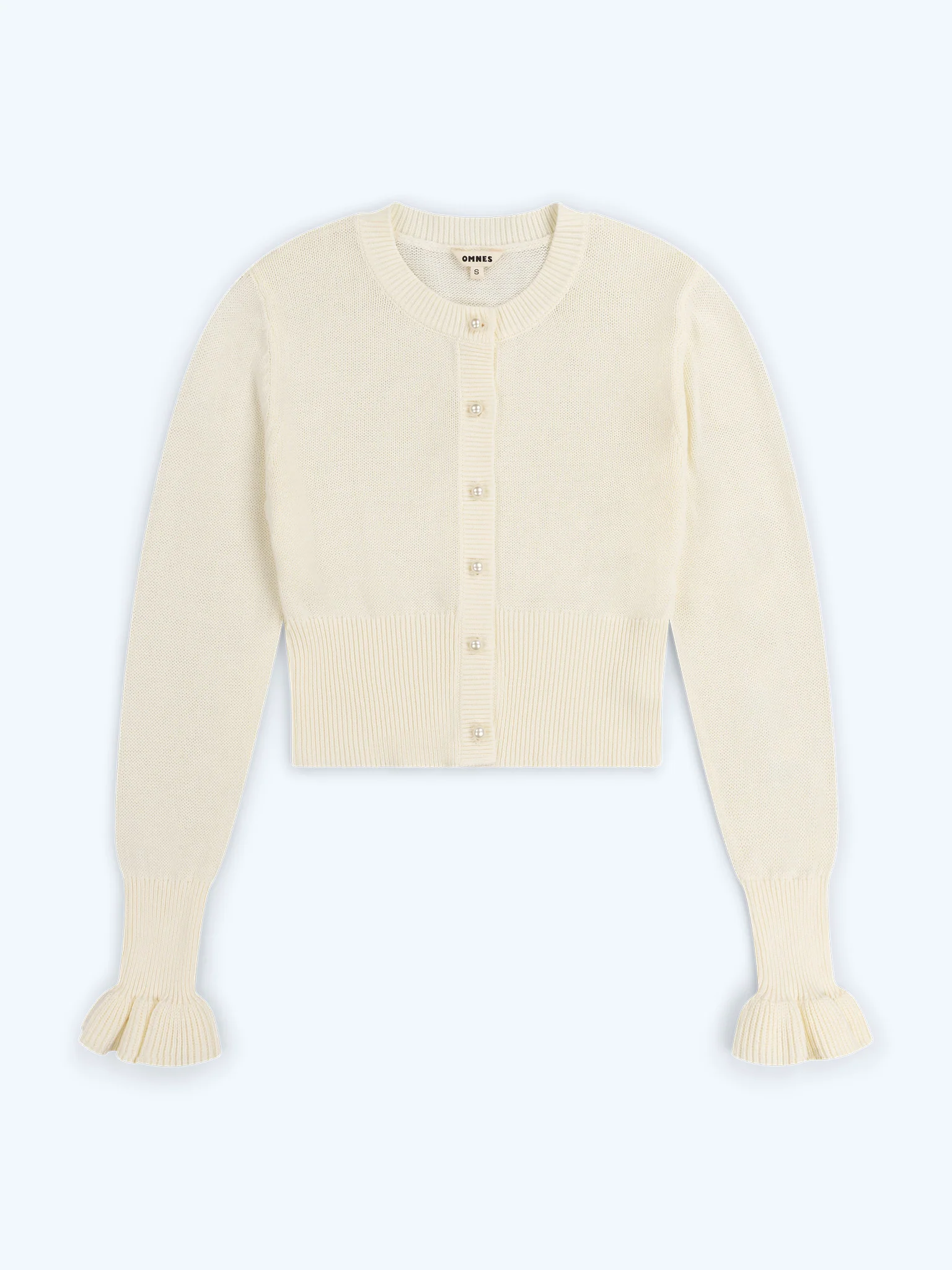 Sylvie Cardigan in White - Image 6